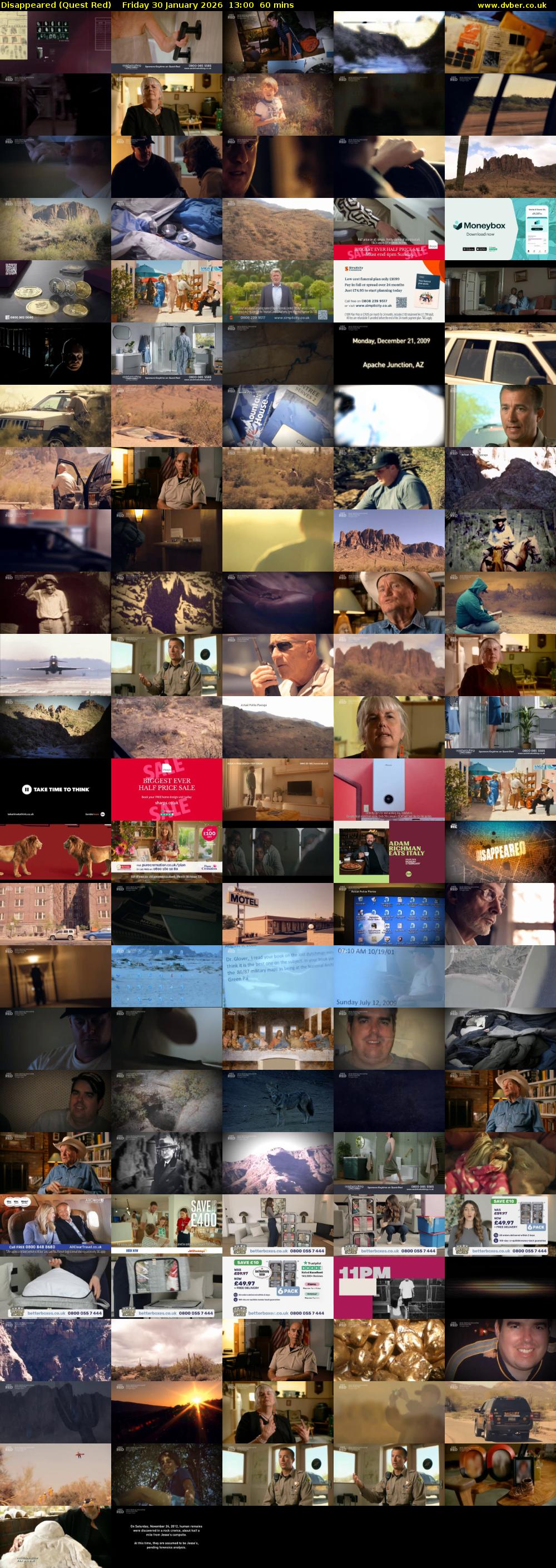 Disappeared (Quest Red) Friday 30 January 2026 13:00 - 14:00