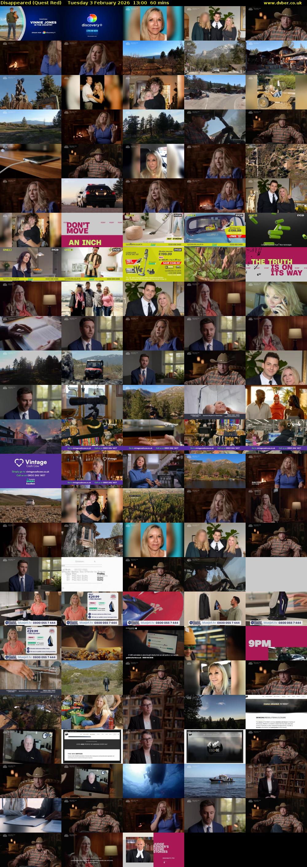 Disappeared (Quest Red) Tuesday 3 February 2026 13:00 - 14:00