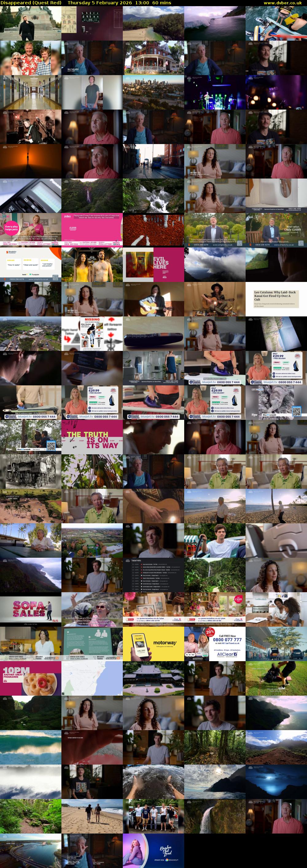 Disappeared (Quest Red) Thursday 5 February 2026 13:00 - 14:00