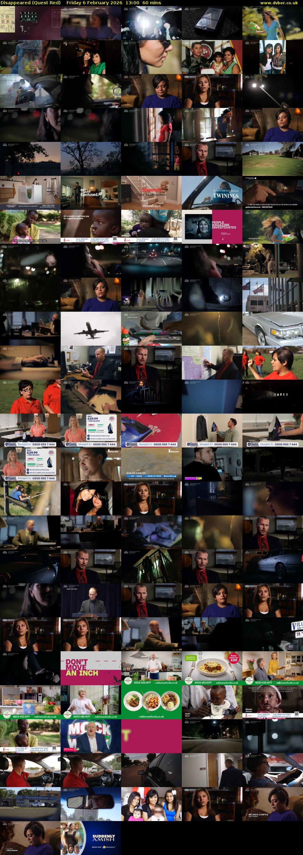 Disappeared (Quest Red) Friday 6 February 2026 13:00 - 14:00