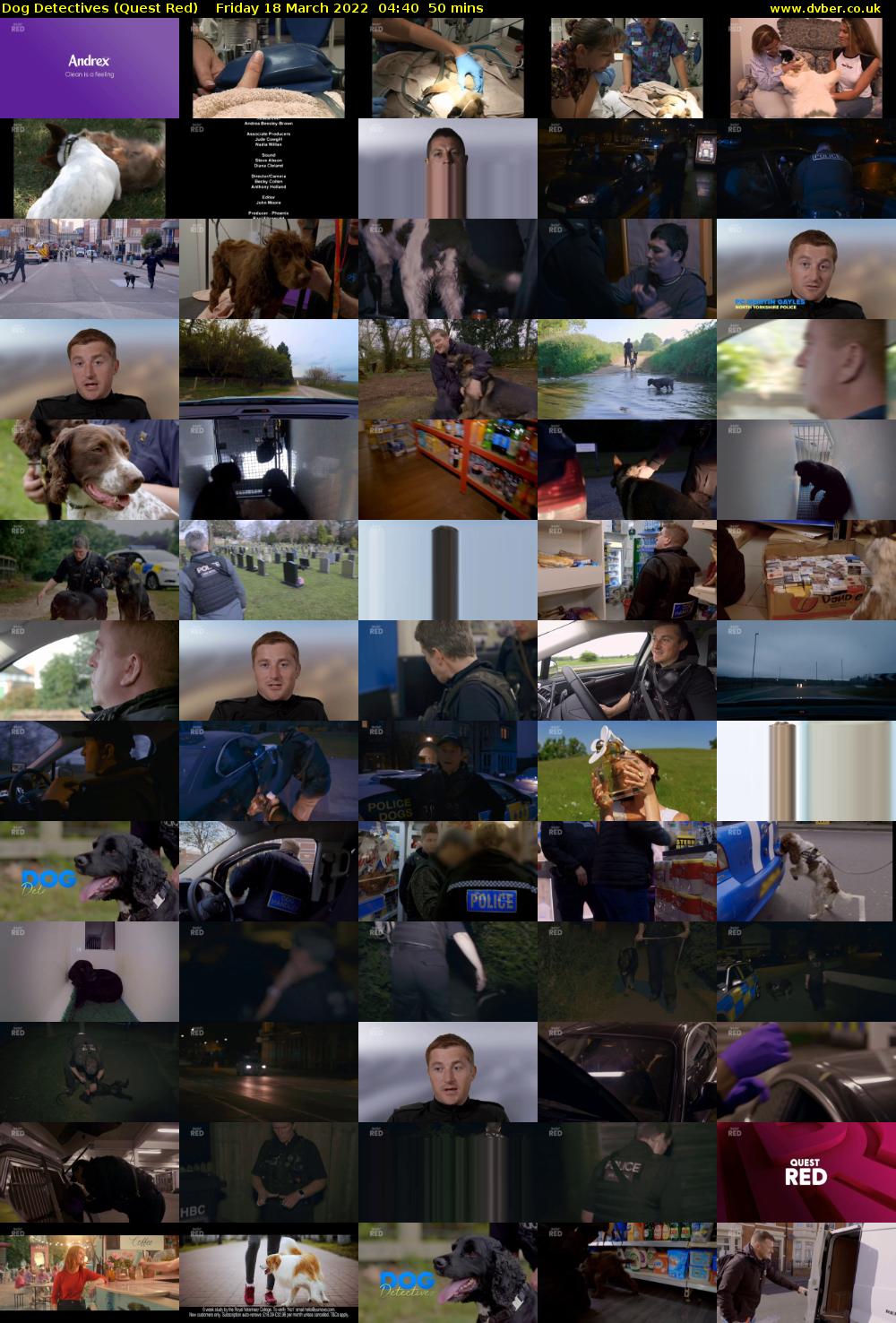 Dog Detectives (Quest Red) Friday 18 March 2022 04:40 - 05:30