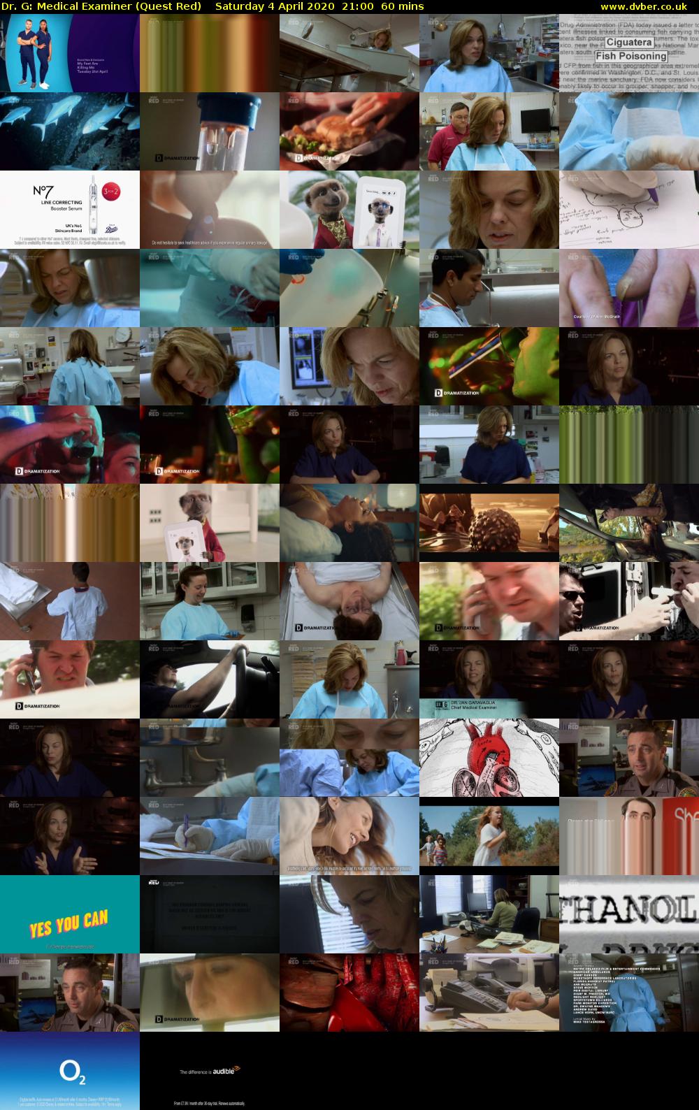 Dr. G: Medical Examiner (Quest Red) Saturday 4 April 2020 21:00 - 22:00
