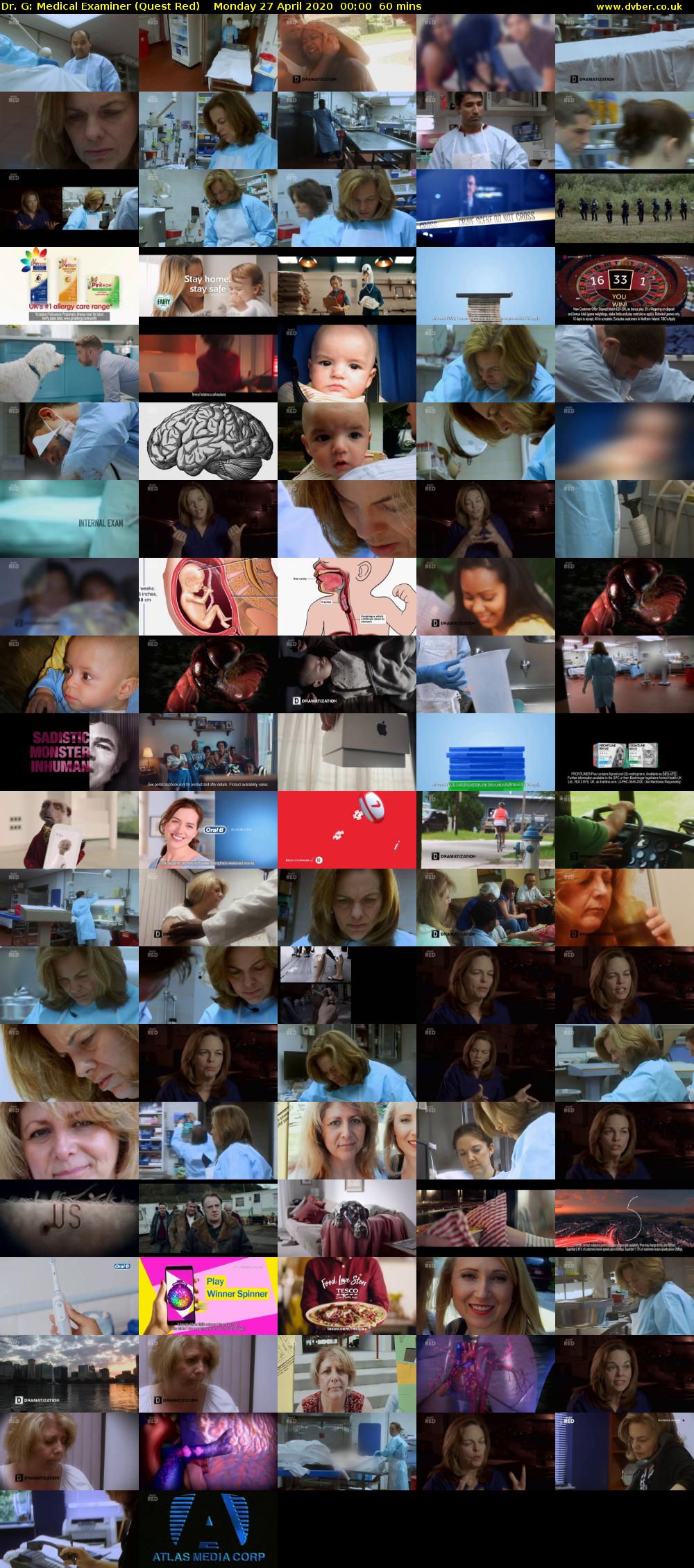 Dr. G: Medical Examiner (Quest Red) Monday 27 April 2020 00:00 - 01:00