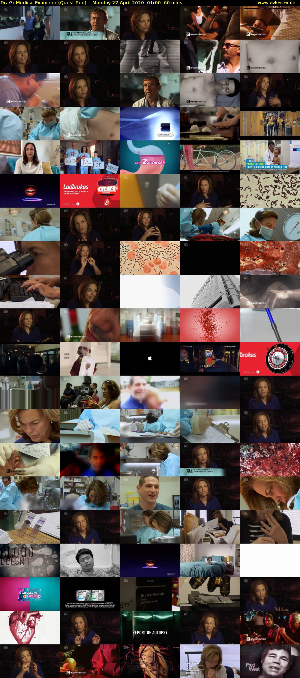 Dr. G: Medical Examiner (Quest Red) Monday 27 April 2020 01:00 - 02:00