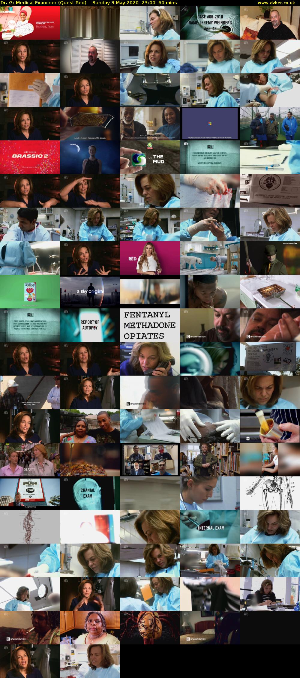 Dr. G: Medical Examiner (Quest Red) Sunday 3 May 2020 23:00 - 00:00