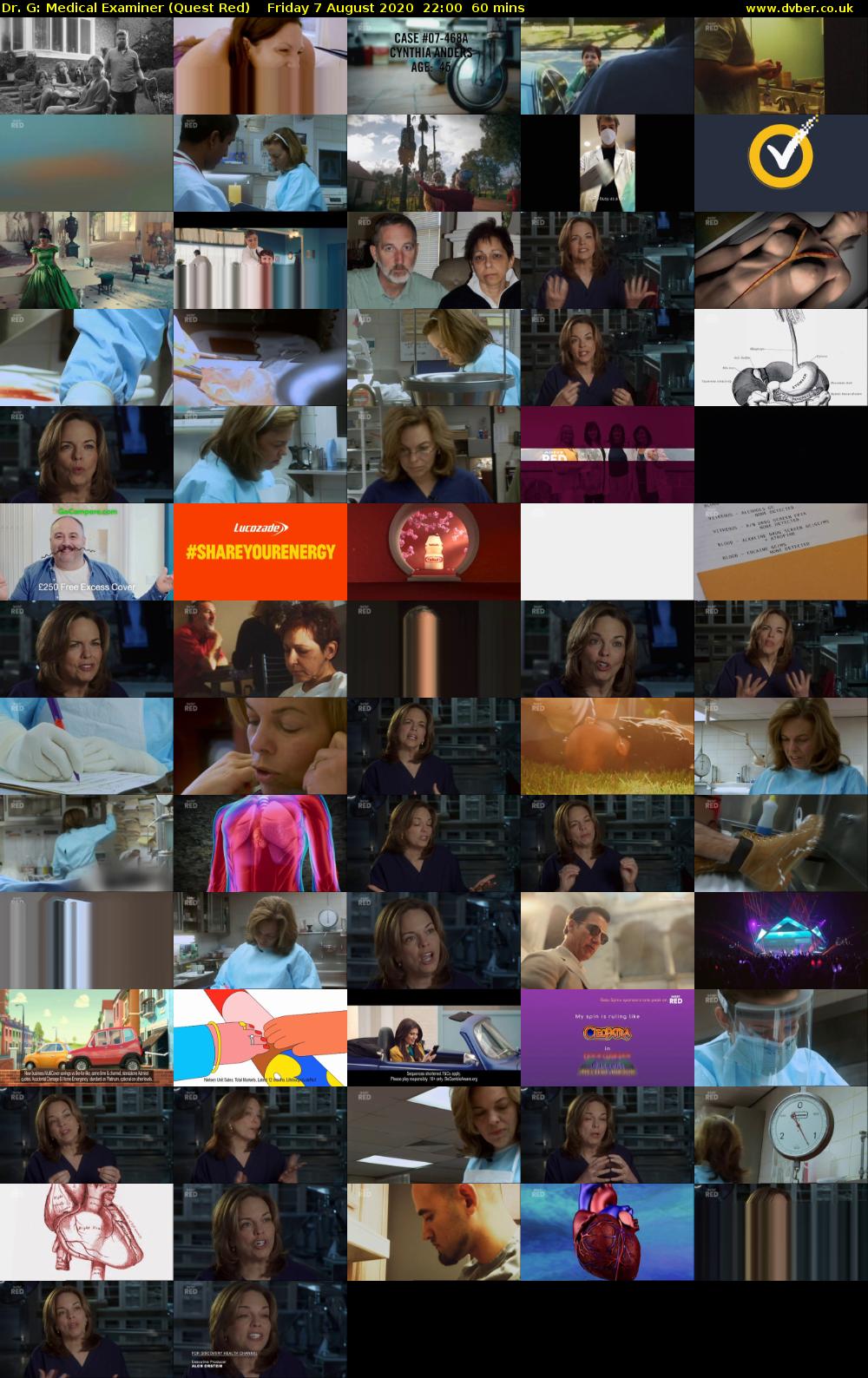 Dr. G: Medical Examiner (Quest Red) Friday 7 August 2020 22:00 - 23:00