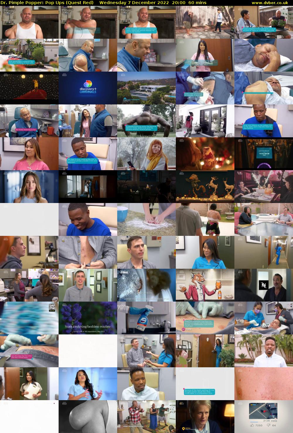 Dr. Pimple Popper: Pop Ups (Quest Red) Wednesday 7 December 2022 20:00 - 21:00
