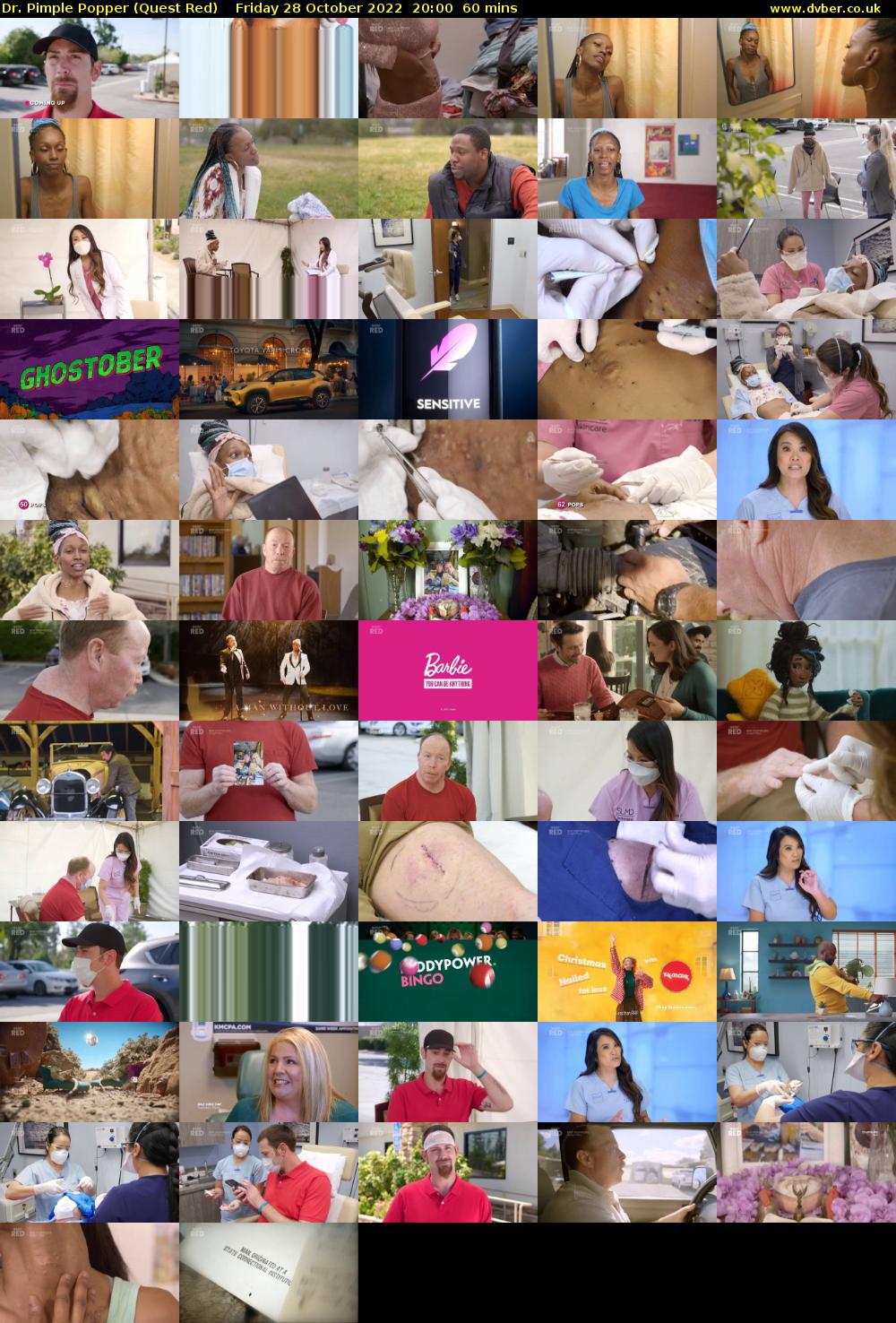 Dr. Pimple Popper (Quest Red) Friday 28 October 2022 20:00 - 21:00