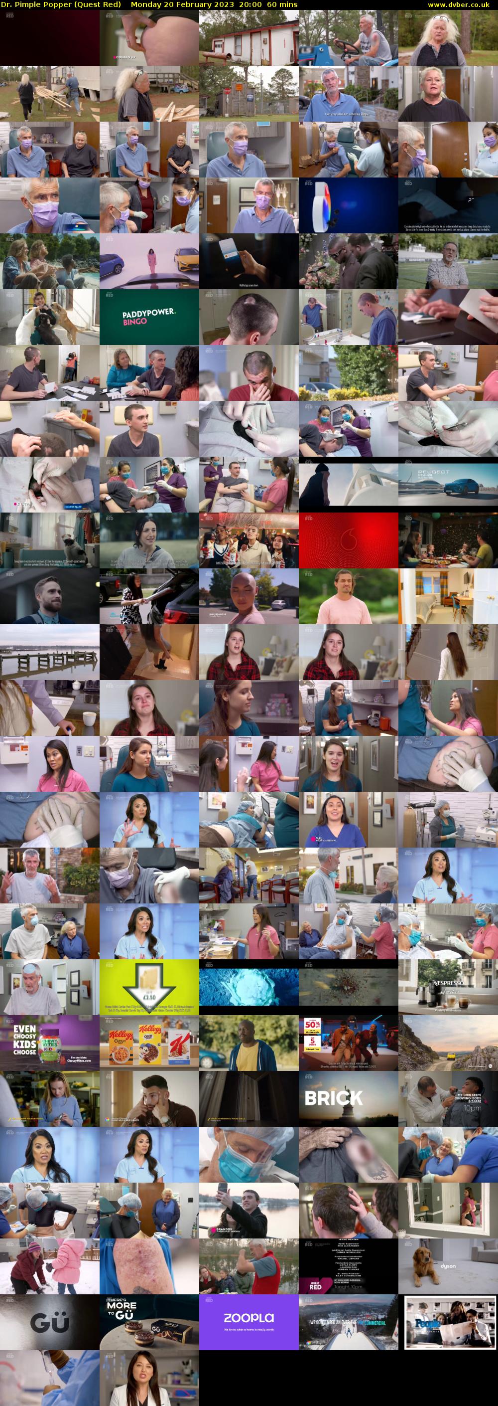Dr. Pimple Popper (Quest Red) Monday 20 February 2023 20:00 - 21:00
