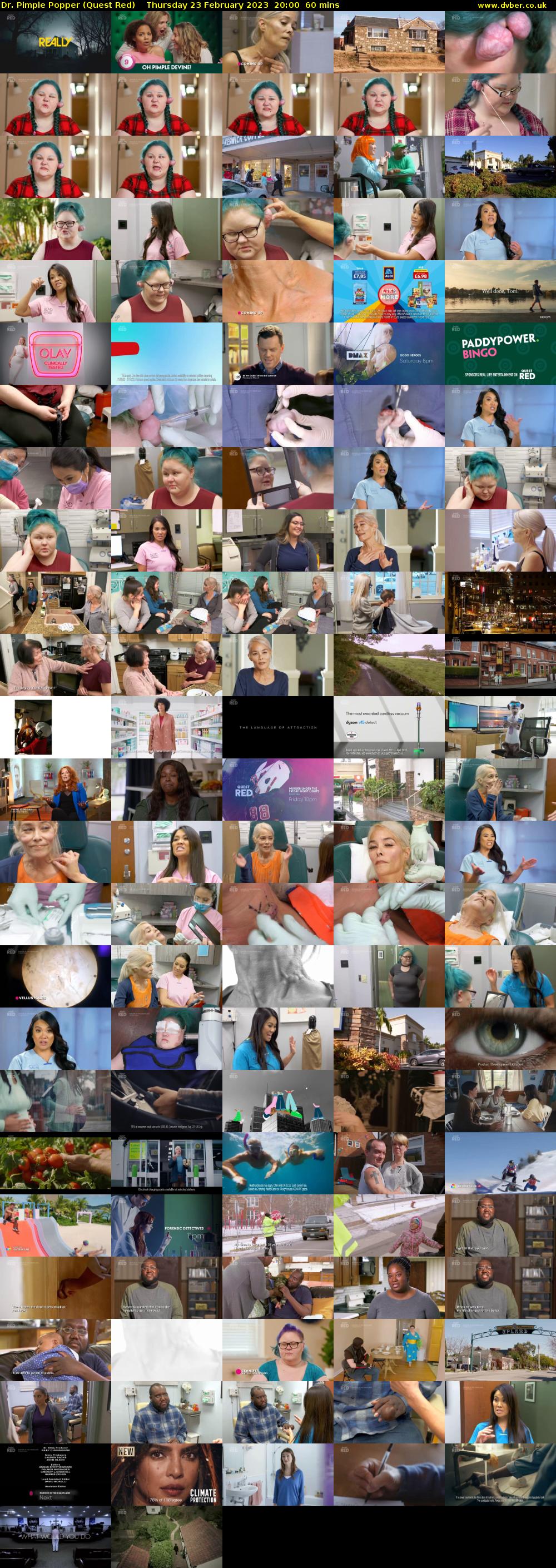 Dr. Pimple Popper (Quest Red) Thursday 23 February 2023 20:00 - 21:00