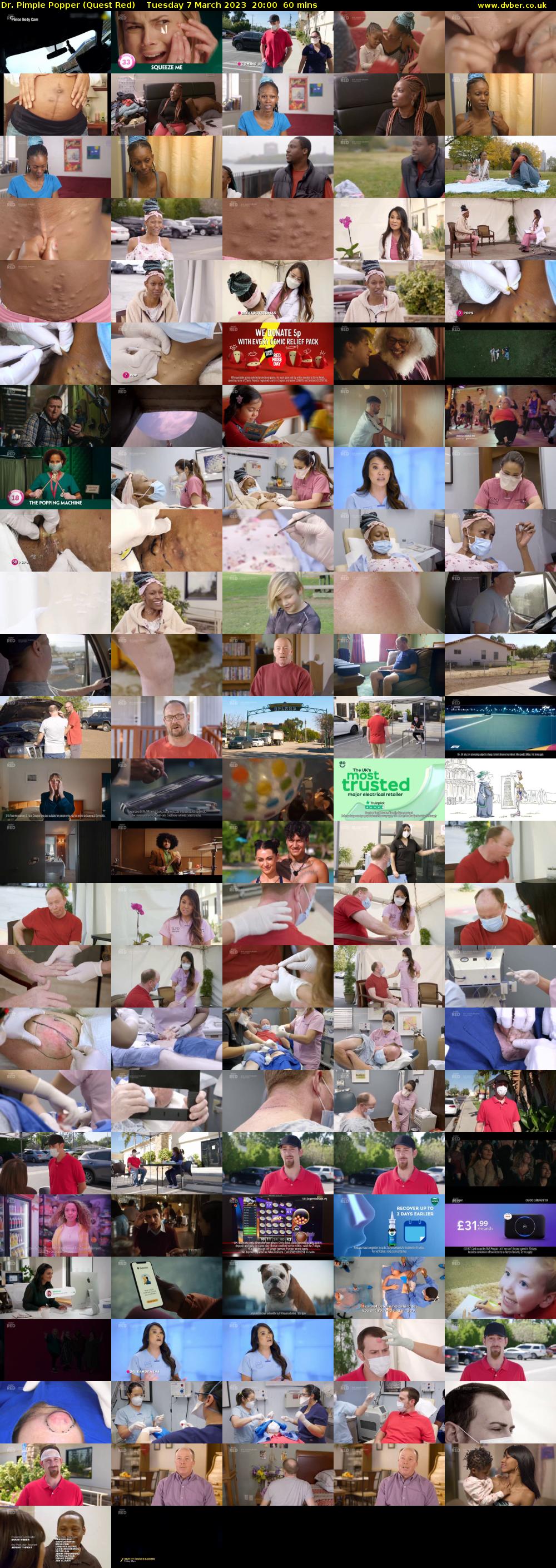 Dr. Pimple Popper (Quest Red) Tuesday 7 March 2023 20:00 - 21:00