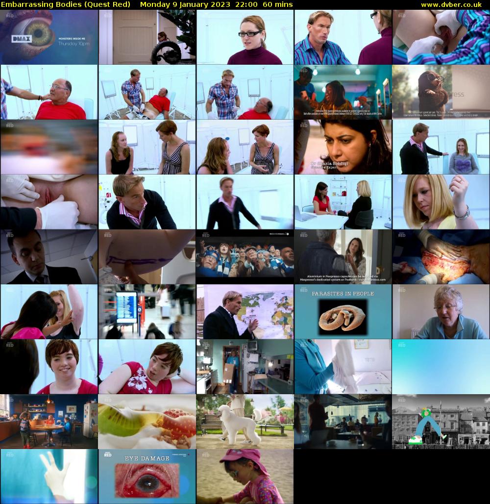 Embarrassing Bodies (Quest Red) Monday 9 January 2023 22:00 - 23:00