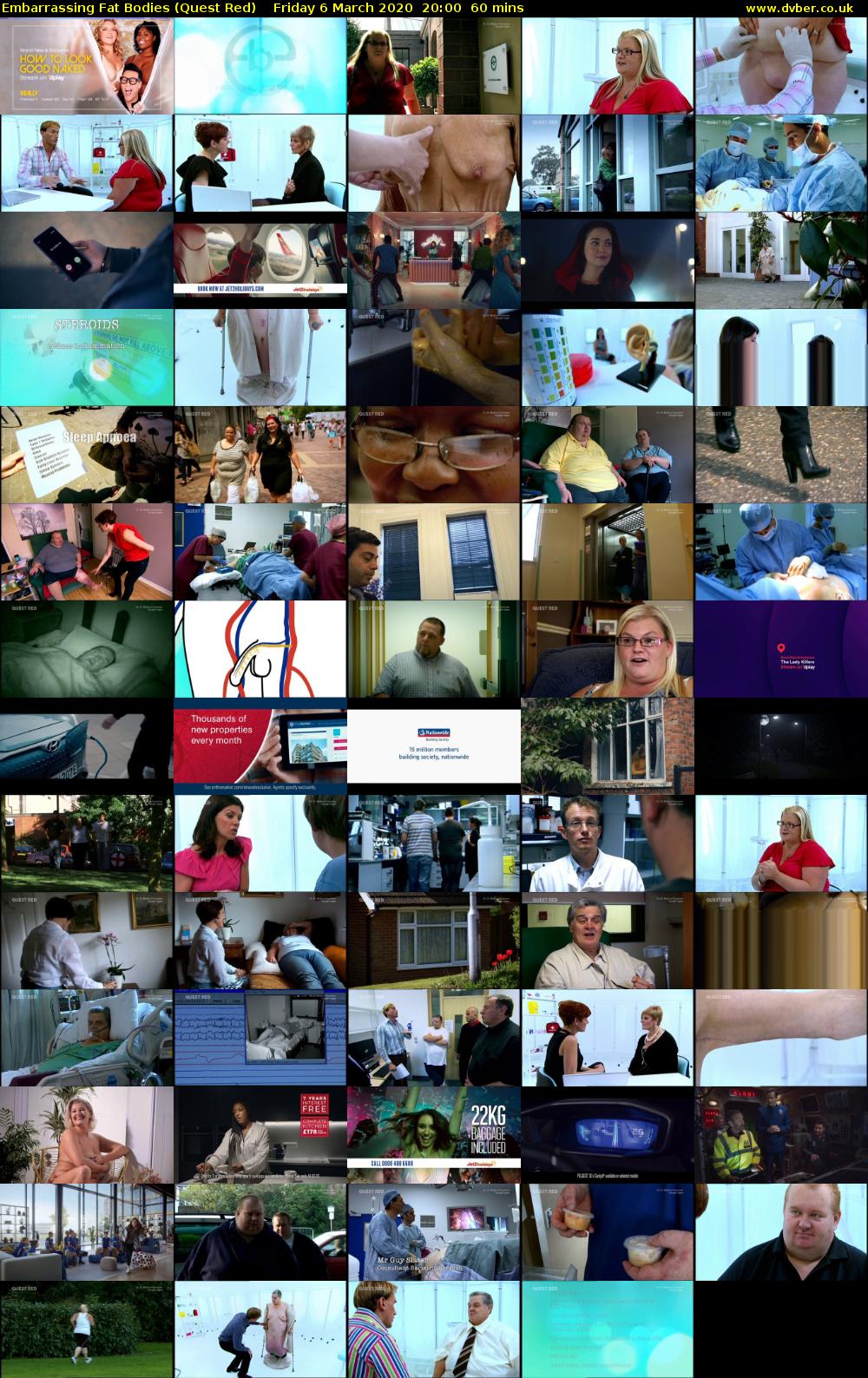 Embarrassing Fat Bodies (Quest Red) Friday 6 March 2020 20:00 - 21:00