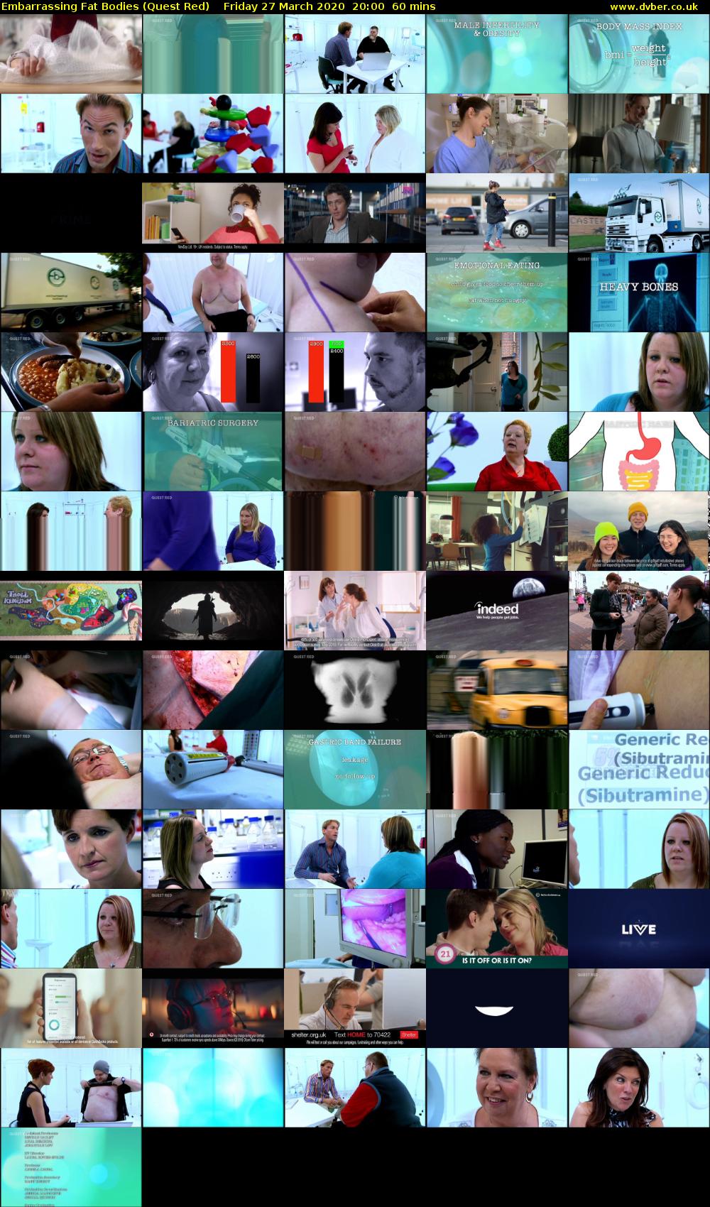 Embarrassing Fat Bodies (Quest Red) Friday 27 March 2020 20:00 - 21:00