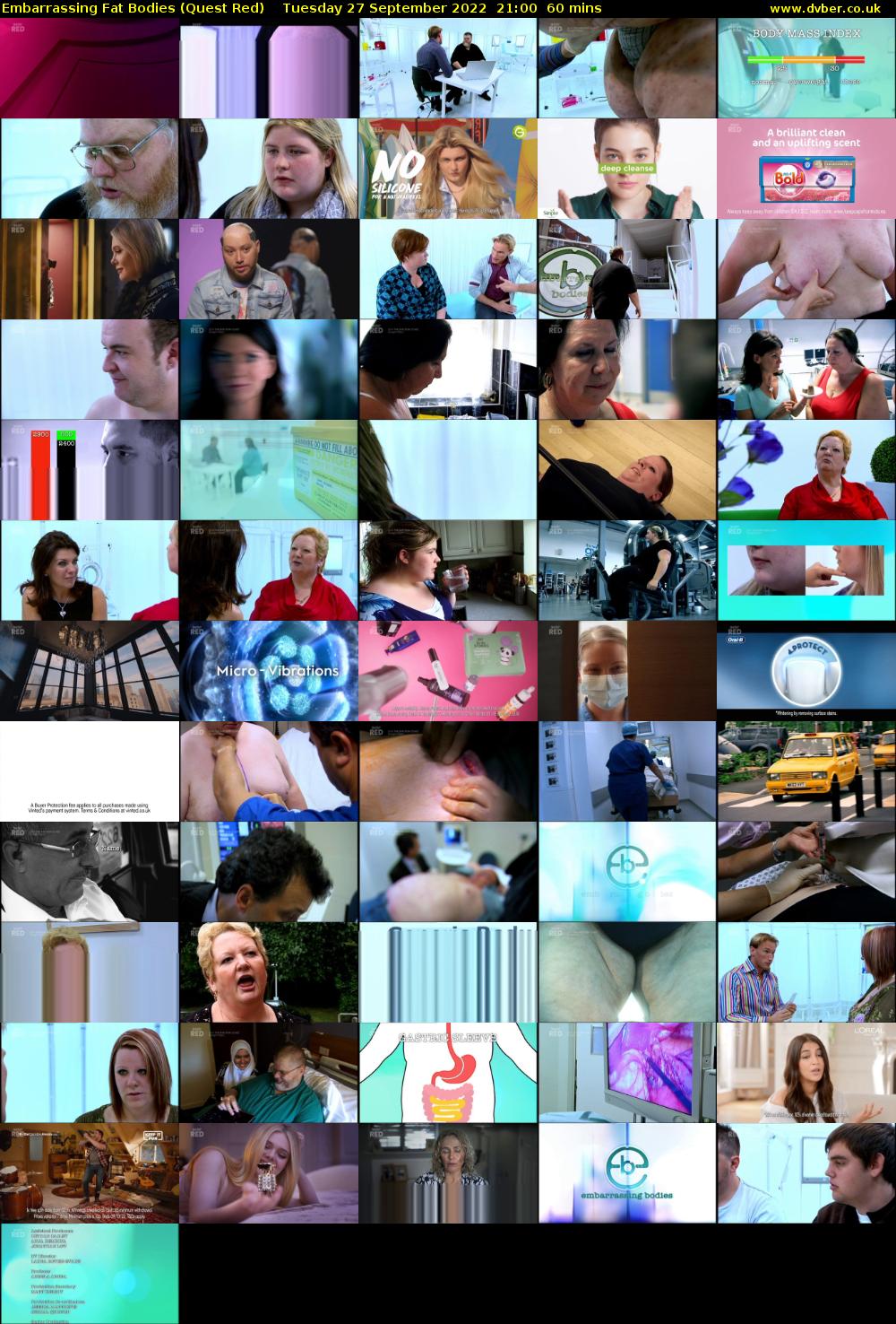 Embarrassing Fat Bodies (Quest Red) Tuesday 27 September 2022 21:00 - 22:00