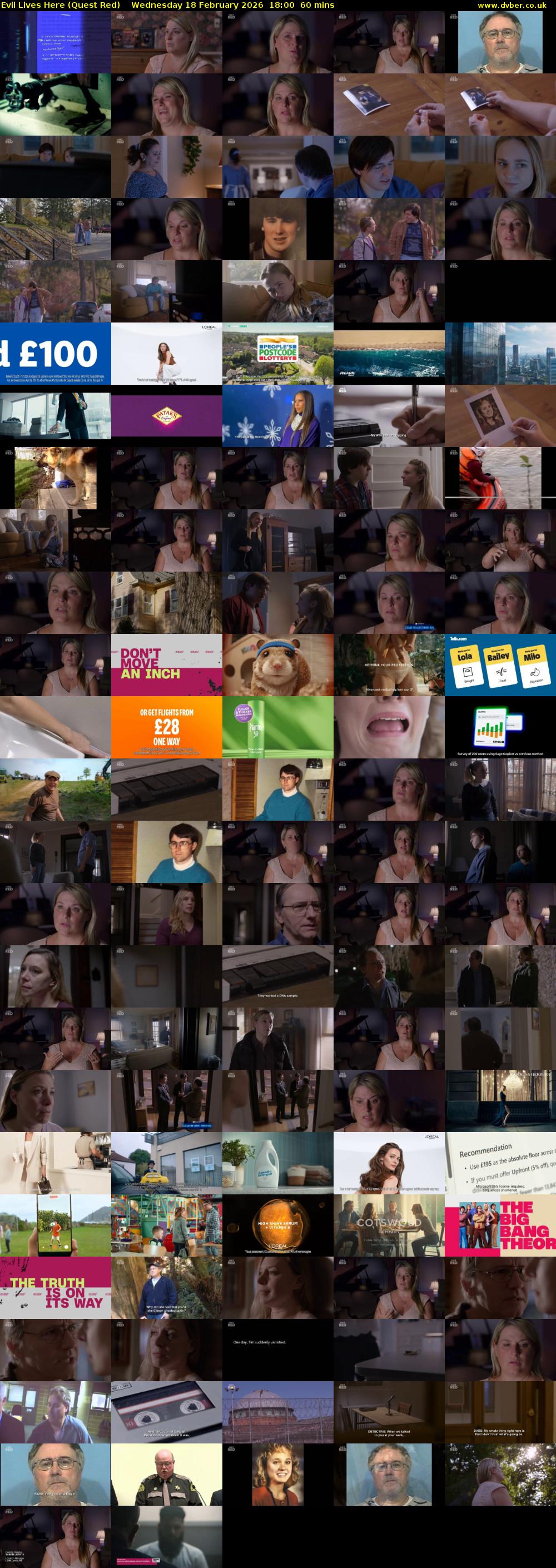 Evil Lives Here (Quest Red) Wednesday 18 February 2026 18:00 - 19:00