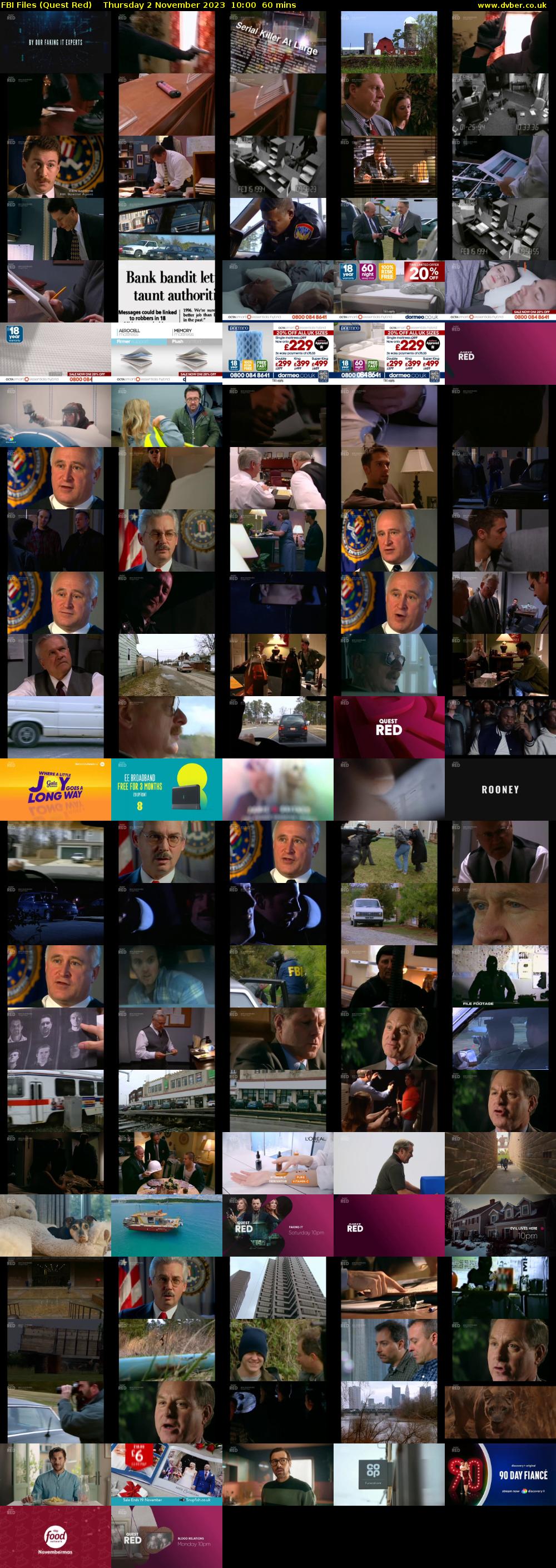 FBI Files (Quest Red) Thursday 2 November 2023 10:00 - 11:00