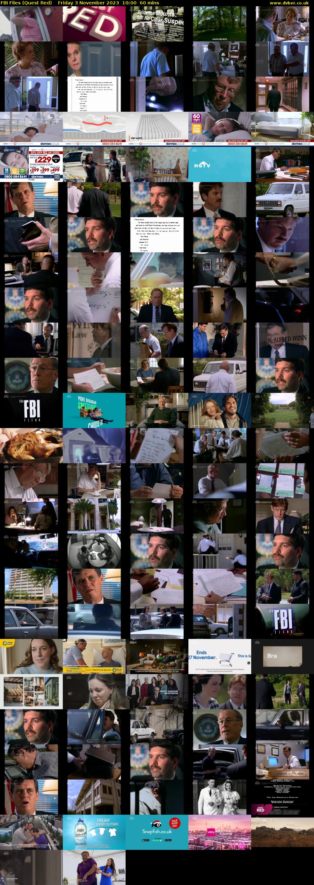 FBI Files (Quest Red) Friday 3 November 2023 10:00 - 11:00