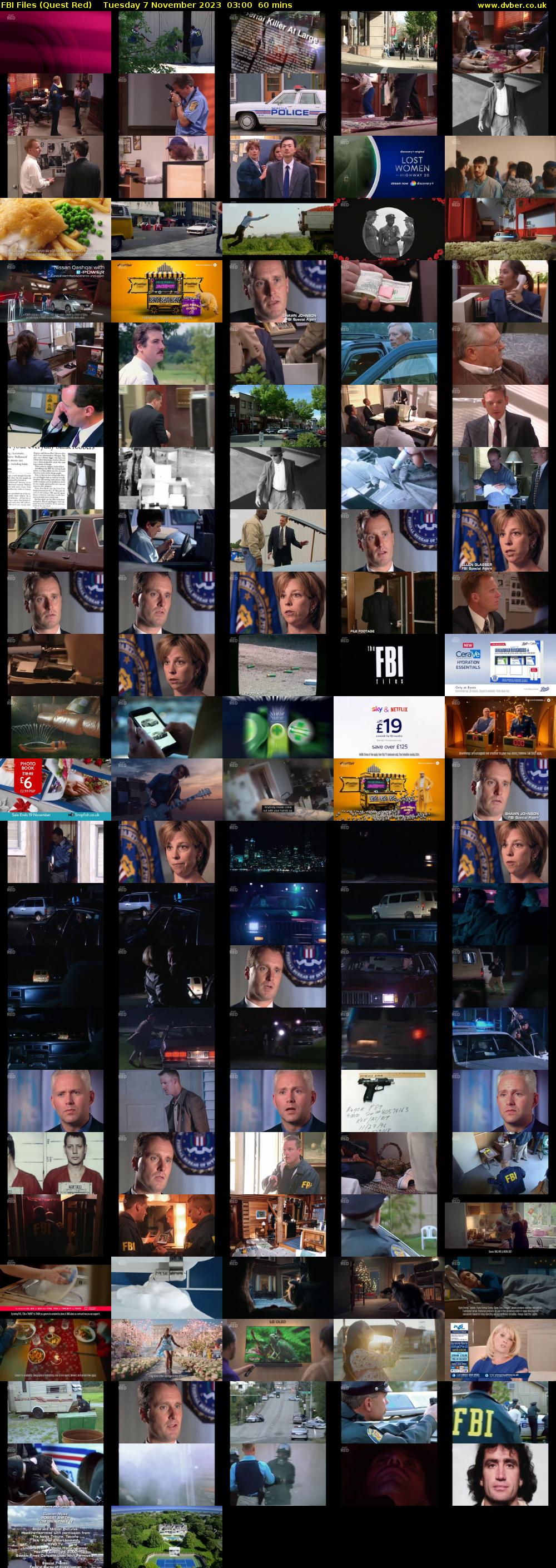 FBI Files (Quest Red) Tuesday 7 November 2023 03:00 - 04:00