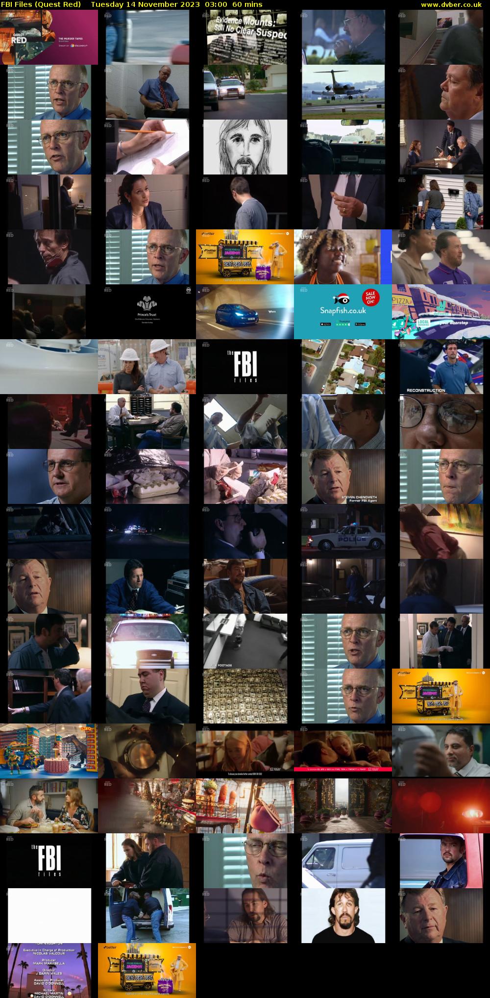 FBI Files (Quest Red) Tuesday 14 November 2023 03:00 - 04:00