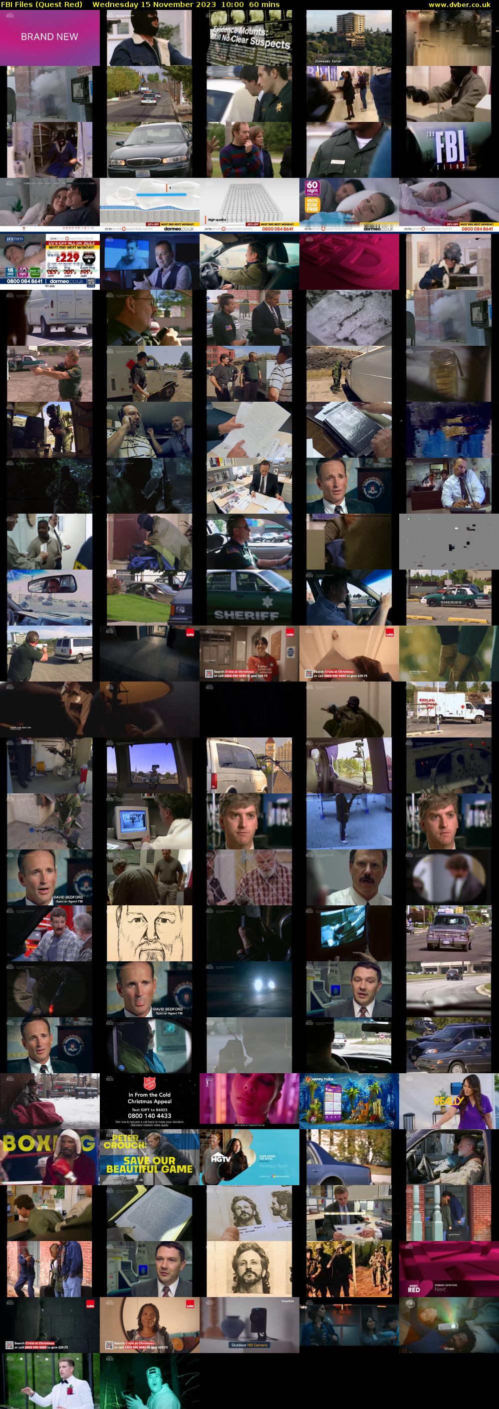 FBI Files (Quest Red) Wednesday 15 November 2023 10:00 - 11:00