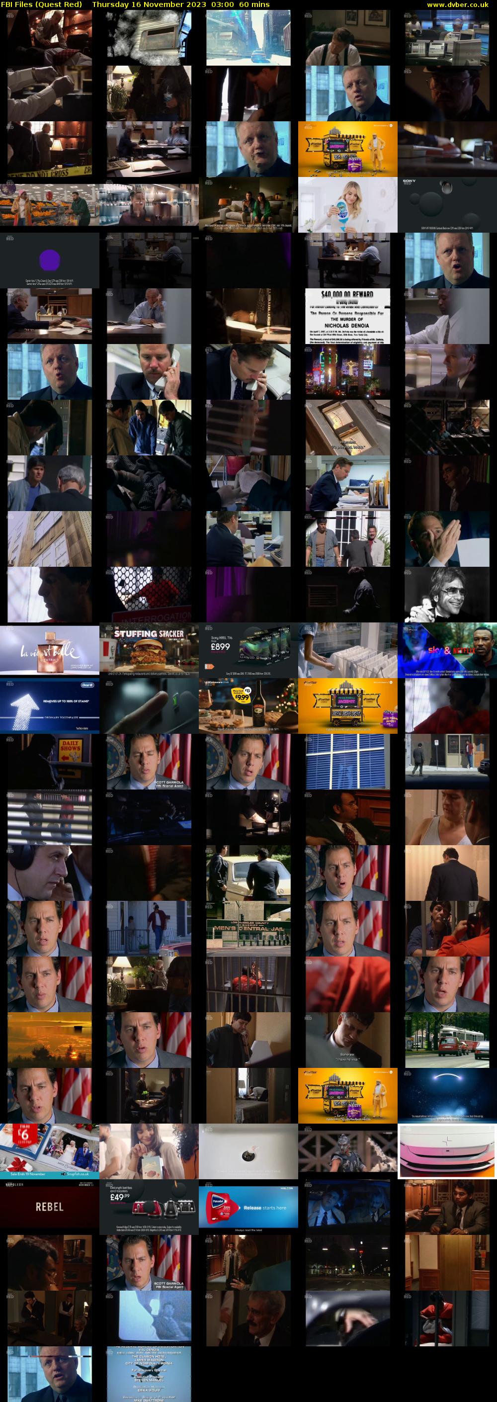 FBI Files (Quest Red) Thursday 16 November 2023 03:00 - 04:00