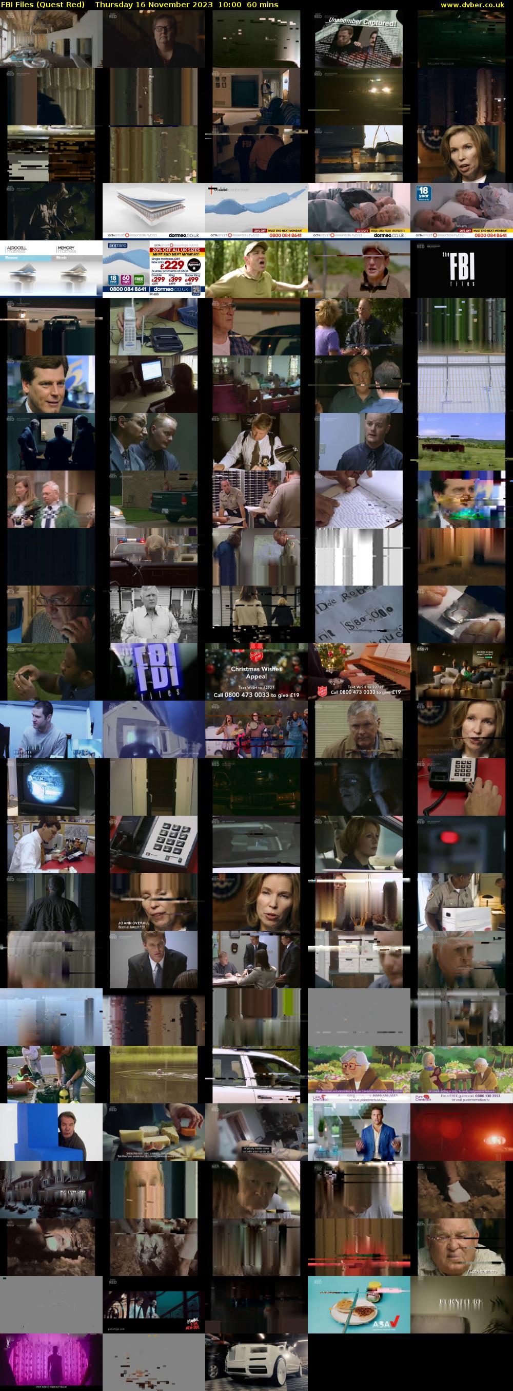 FBI Files (Quest Red) Thursday 16 November 2023 10:00 - 11:00