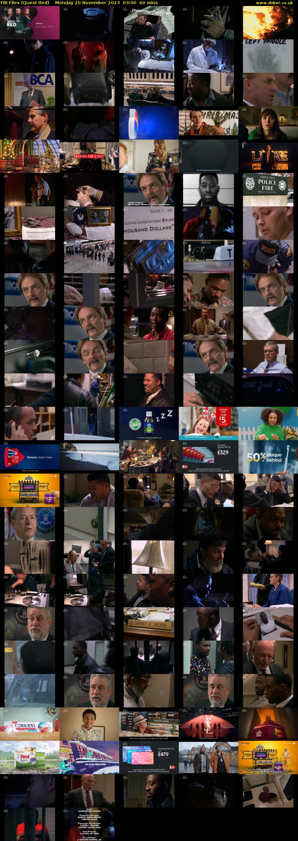 FBI Files (Quest Red) Monday 20 November 2023 03:00 - 04:00