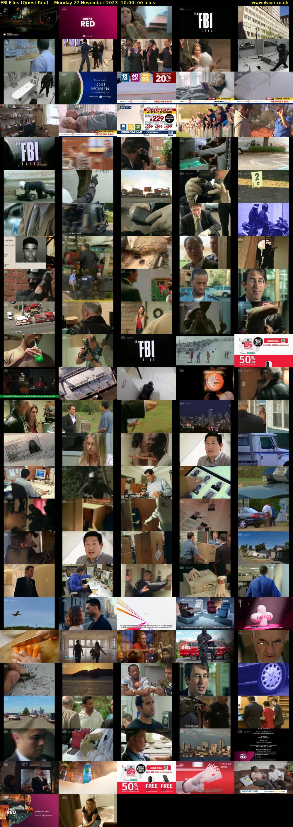 FBI Files (Quest Red) Monday 27 November 2023 10:00 - 11:00