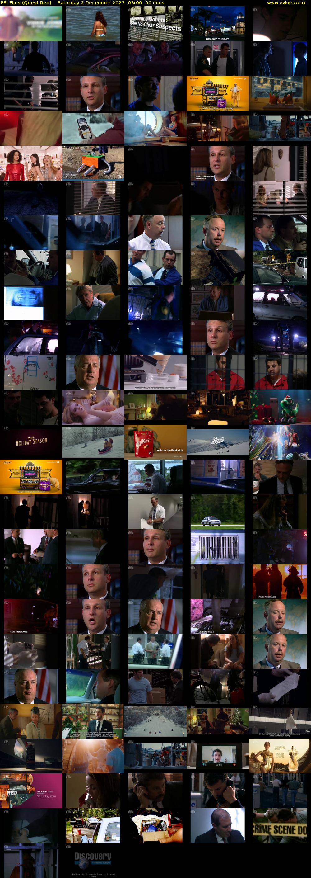 FBI Files (Quest Red) Saturday 2 December 2023 03:00 - 04:00