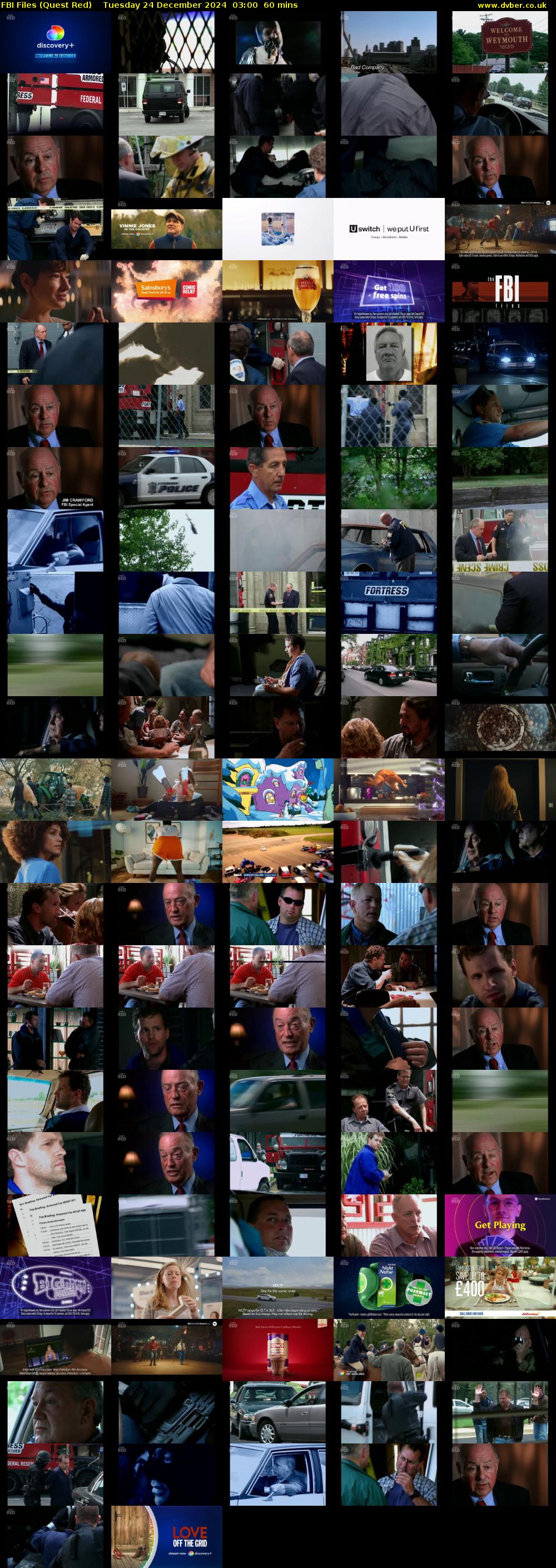 FBI Files (Quest Red) Tuesday 24 December 2024 03:00 - 04:00