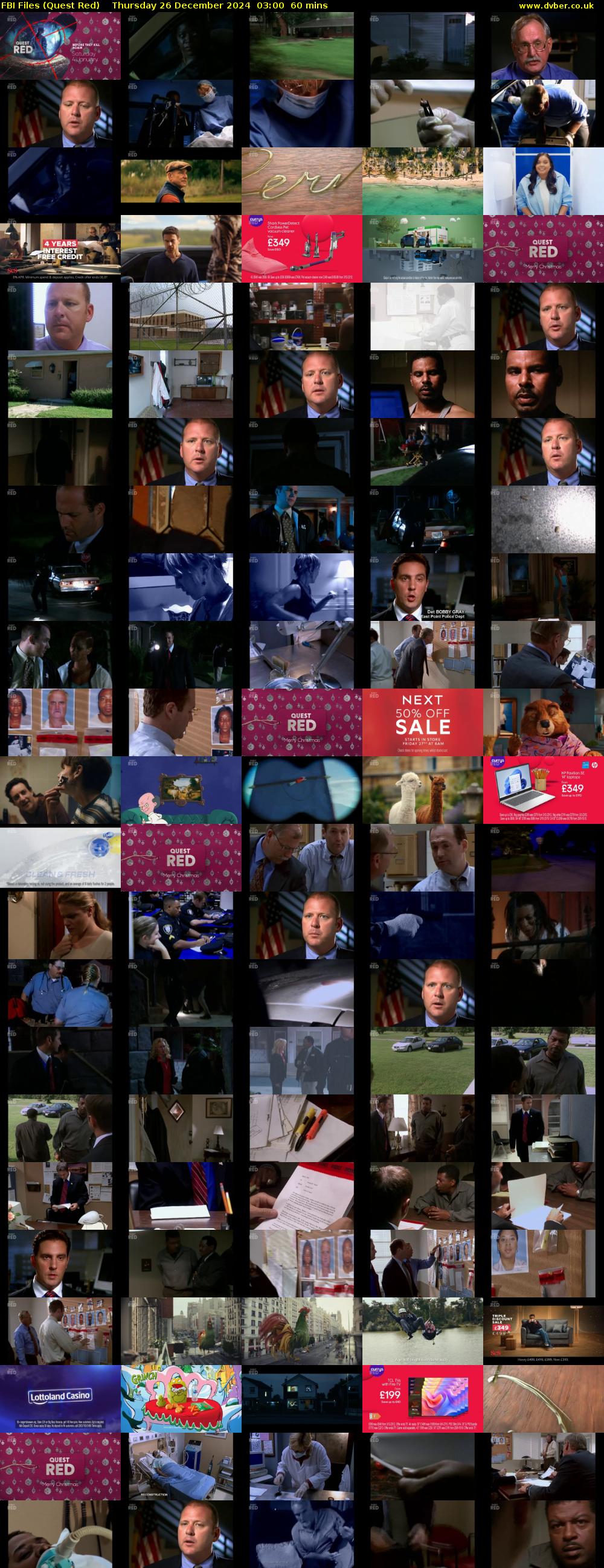 FBI Files (Quest Red) Thursday 26 December 2024 03:00 - 04:00