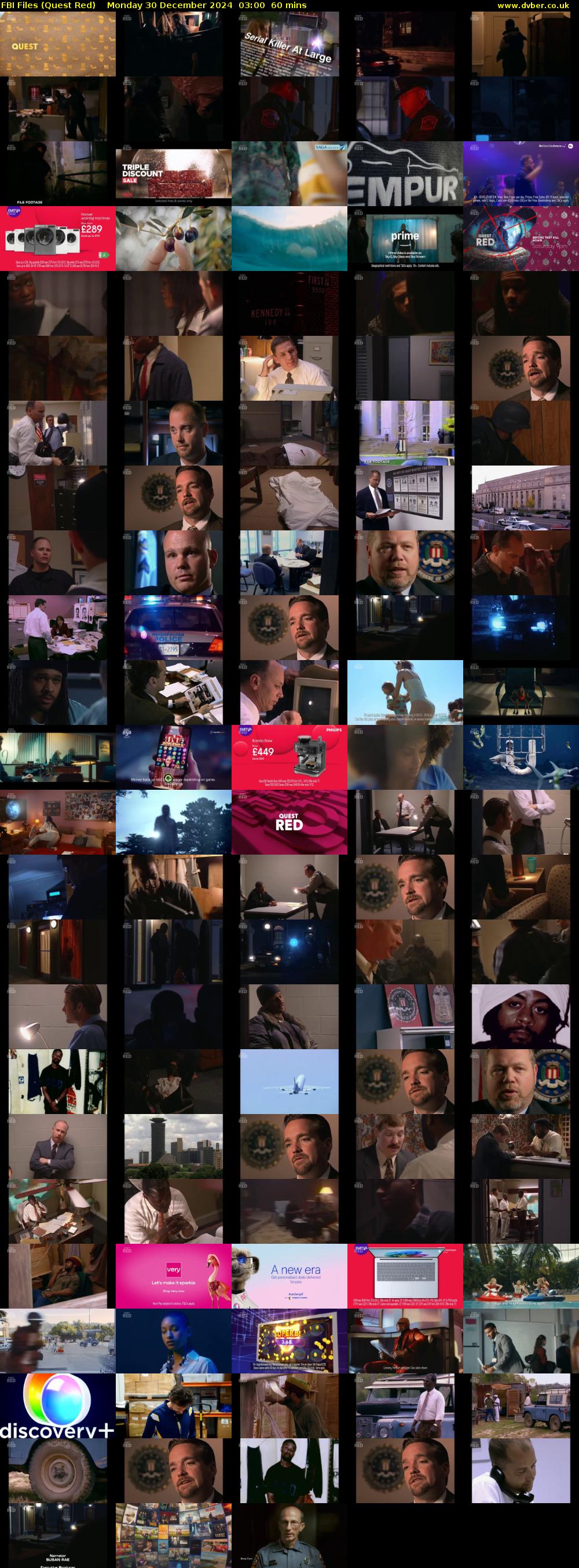 FBI Files (Quest Red) Monday 30 December 2024 03:00 - 04:00