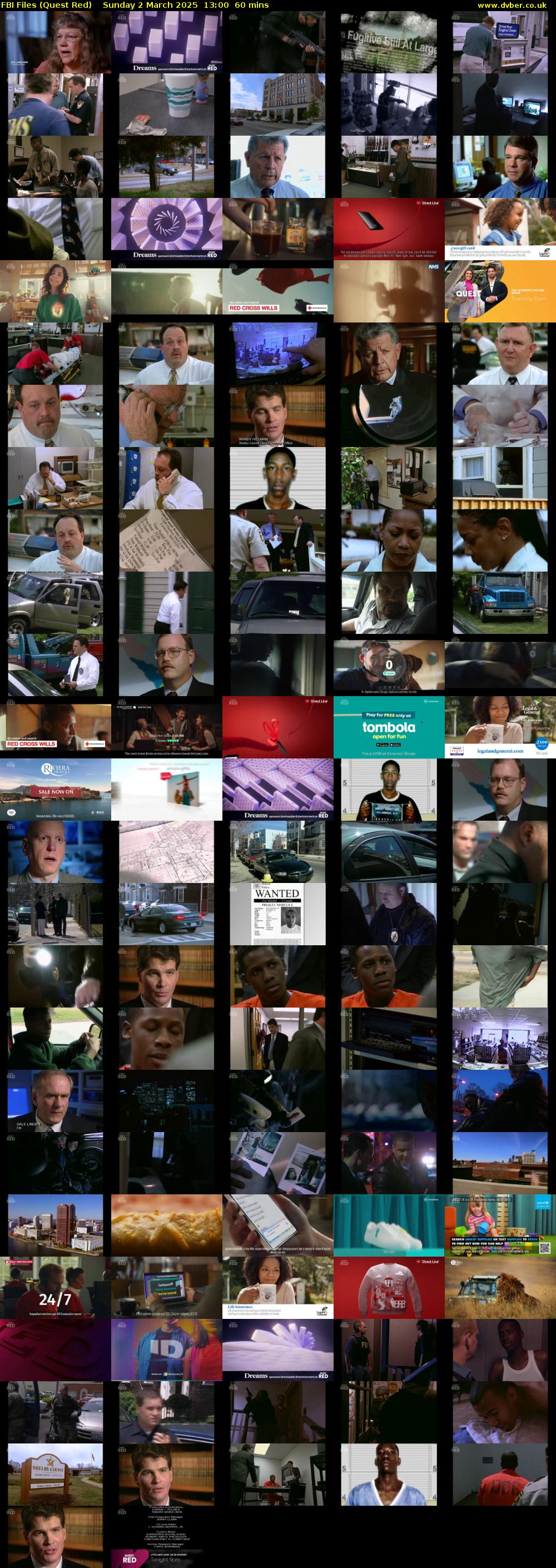 FBI Files (Quest Red) Sunday 2 March 2025 13:00 - 14:00