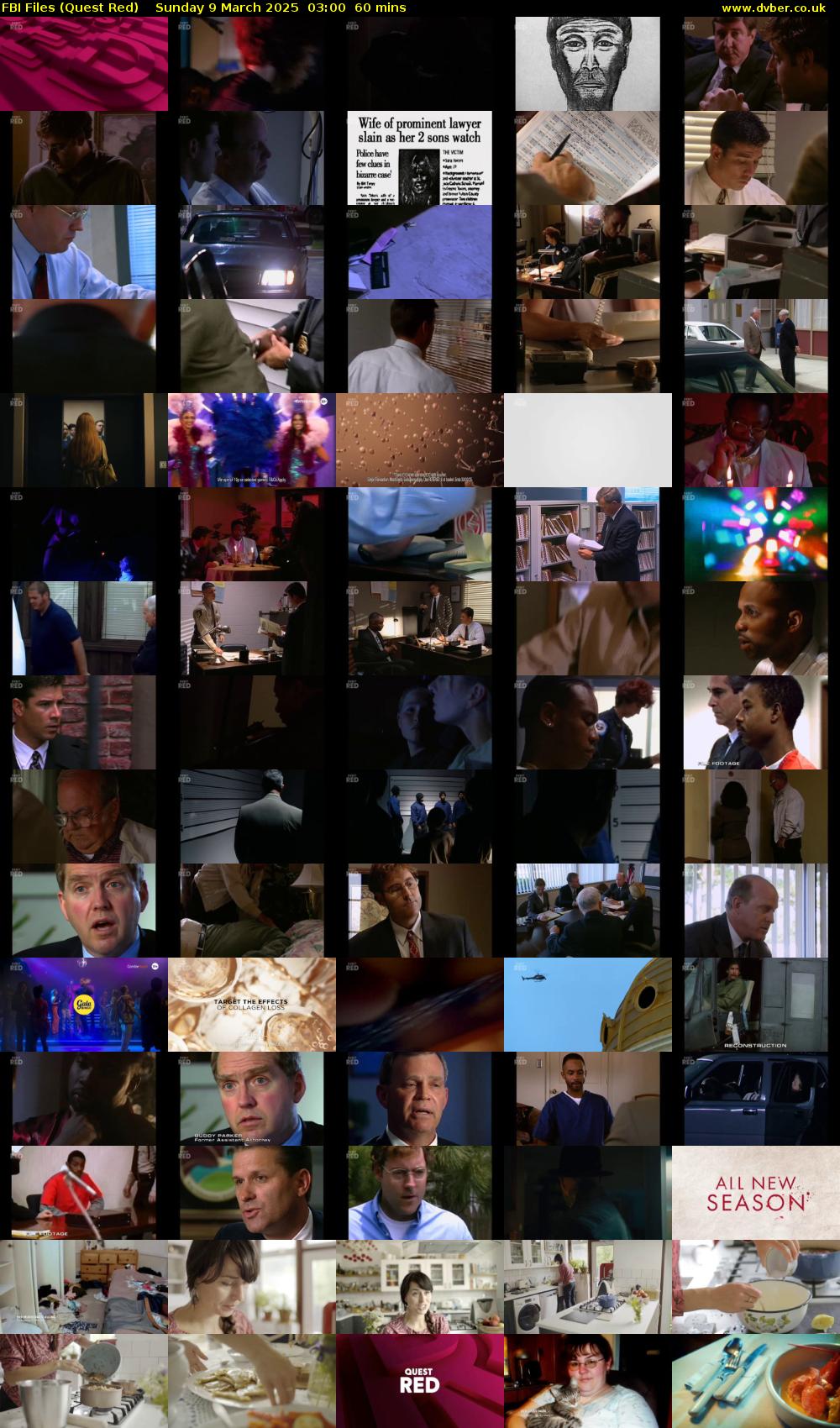 FBI Files (Quest Red) Sunday 9 March 2025 03:00 - 04:00