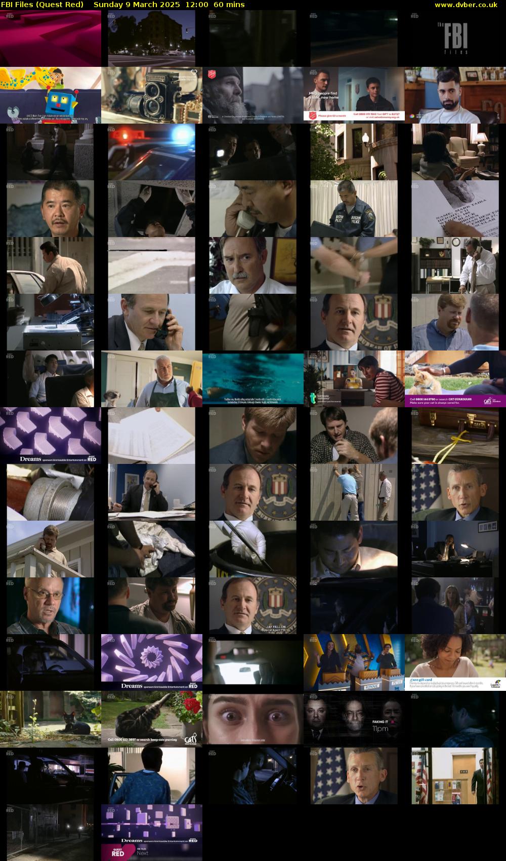 FBI Files (Quest Red) Sunday 9 March 2025 12:00 - 13:00