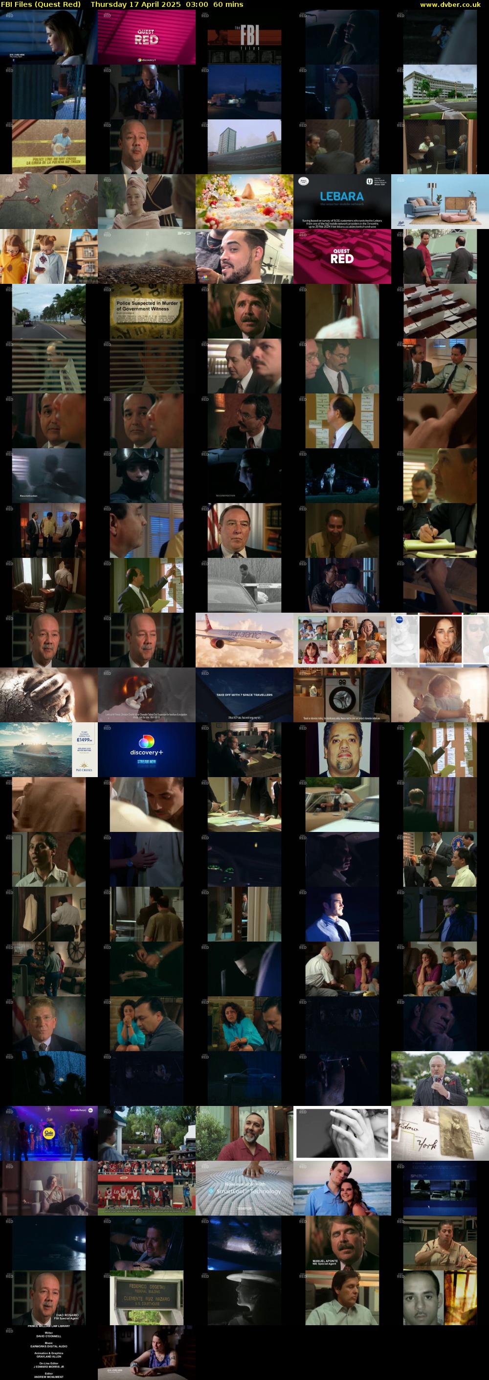 FBI Files (Quest Red) Thursday 17 April 2025 03:00 - 04:00