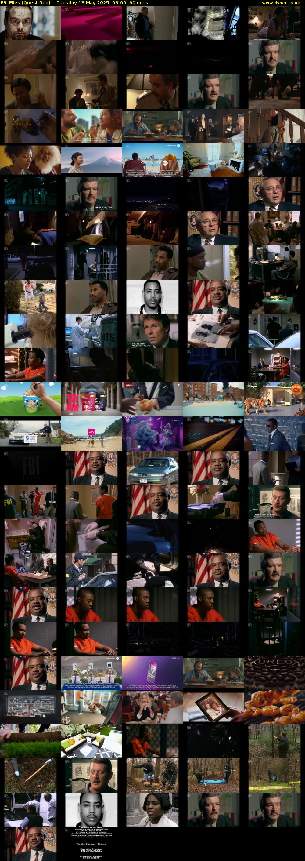 FBI Files (Quest Red) Tuesday 13 May 2025 03:00 - 04:00