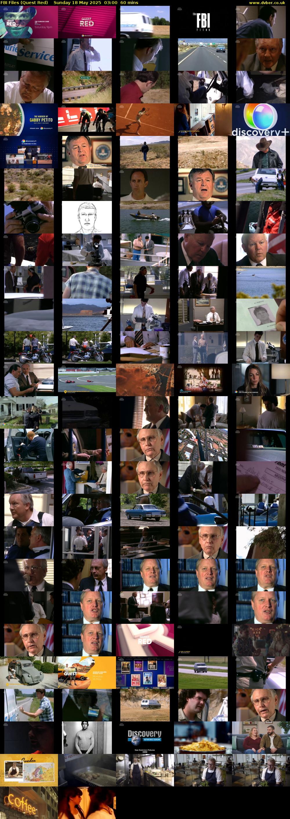 FBI Files (Quest Red) Sunday 18 May 2025 03:00 - 04:00