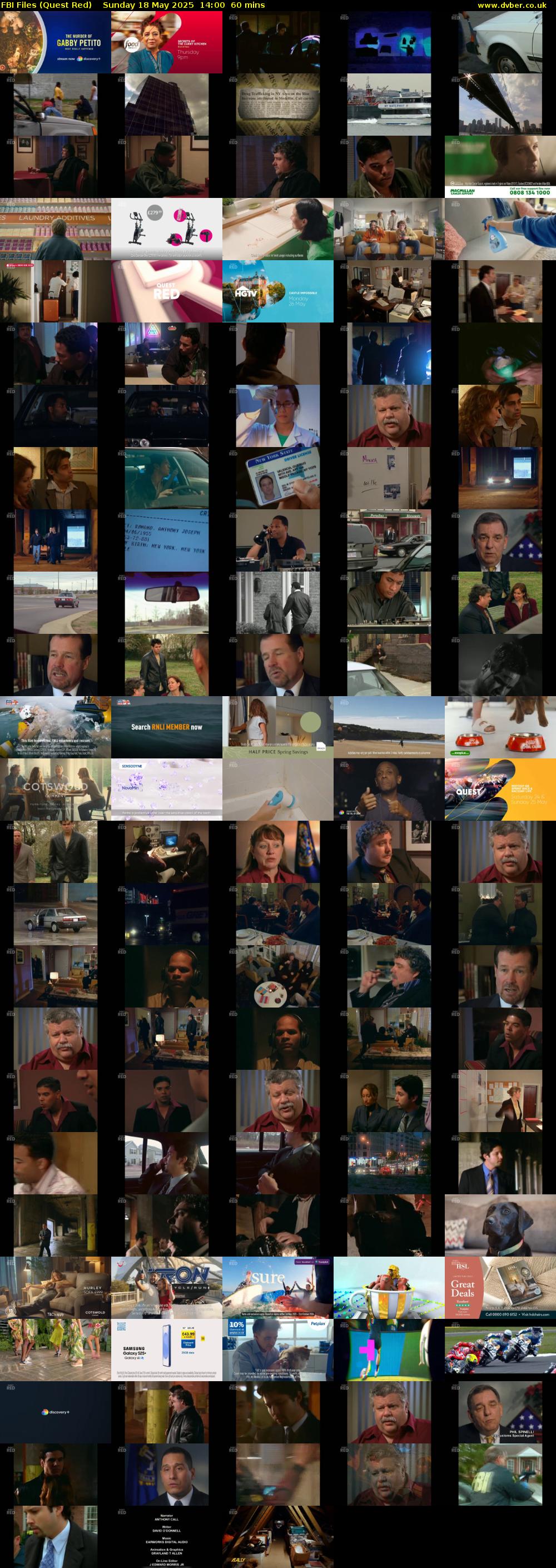 FBI Files (Quest Red) Sunday 18 May 2025 14:00 - 15:00