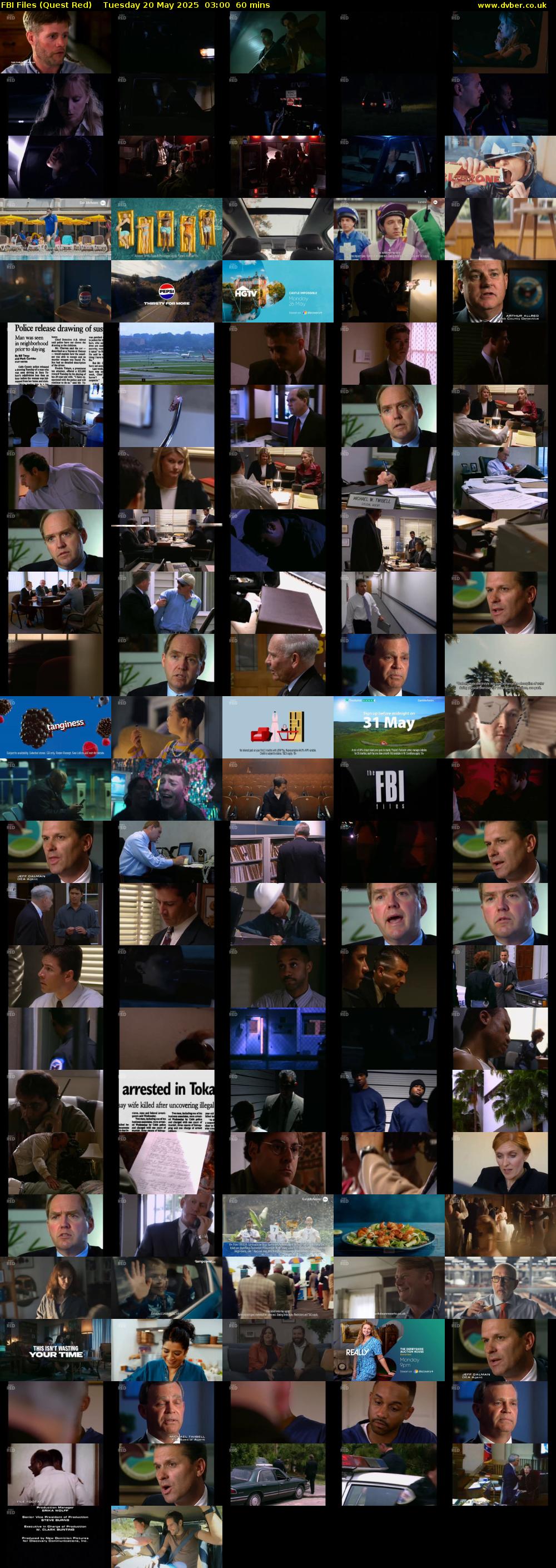 FBI Files (Quest Red) Tuesday 20 May 2025 03:00 - 04:00
