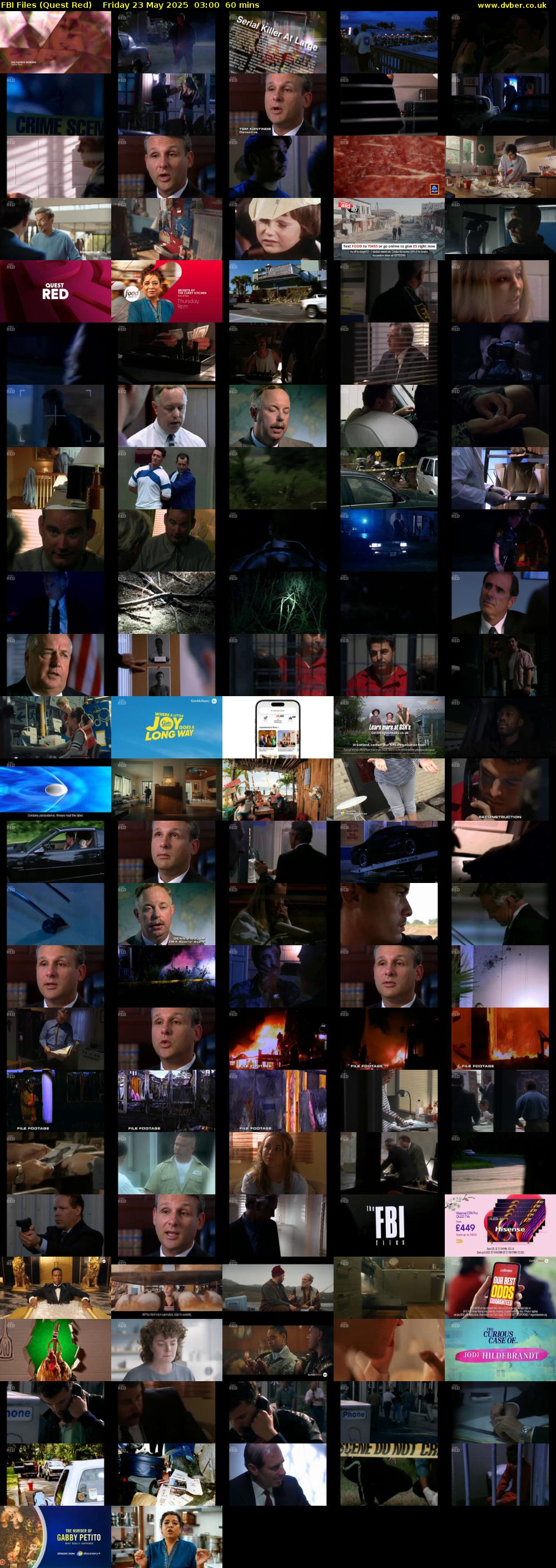 FBI Files (Quest Red) Friday 23 May 2025 03:00 - 04:00