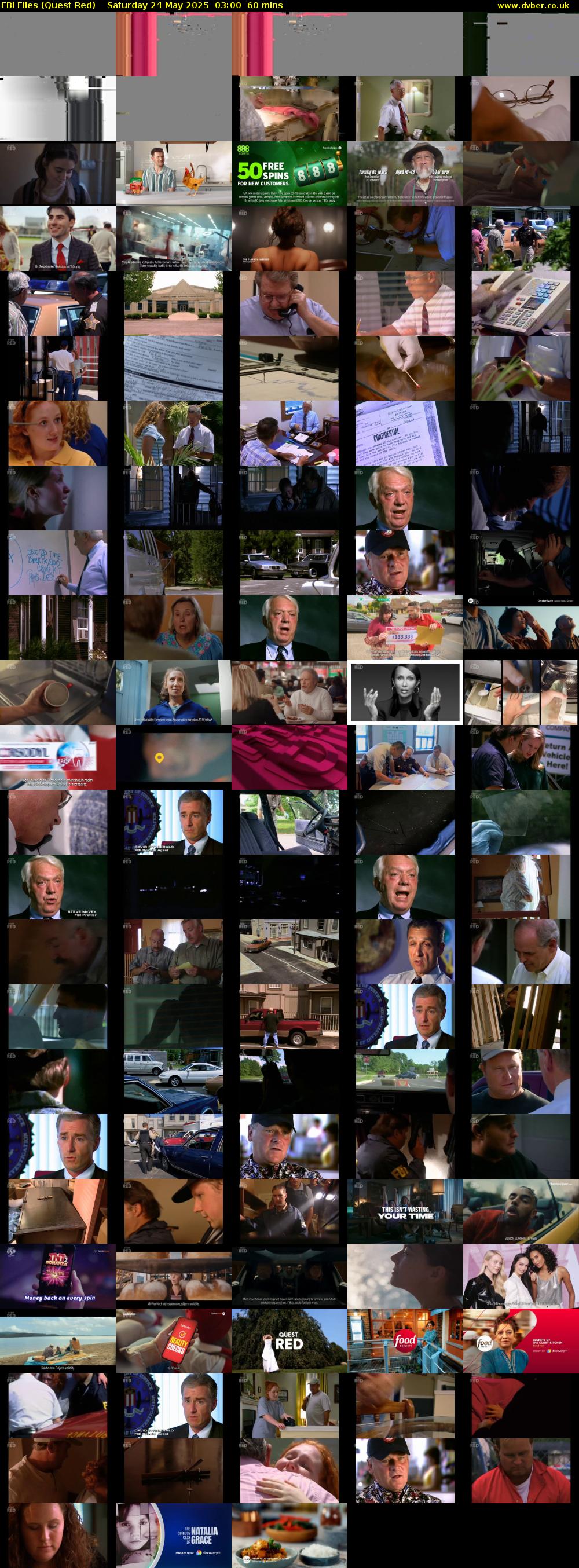 FBI Files (Quest Red) Saturday 24 May 2025 03:00 - 04:00