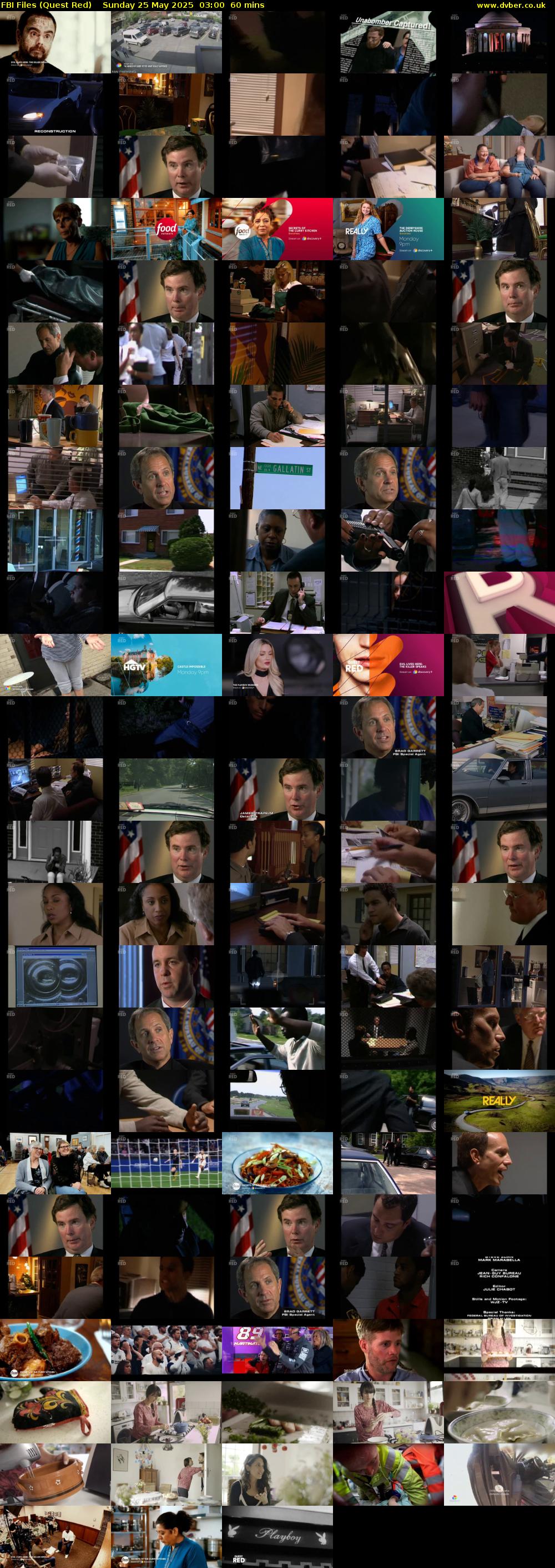 FBI Files (Quest Red) Sunday 25 May 2025 03:00 - 04:00