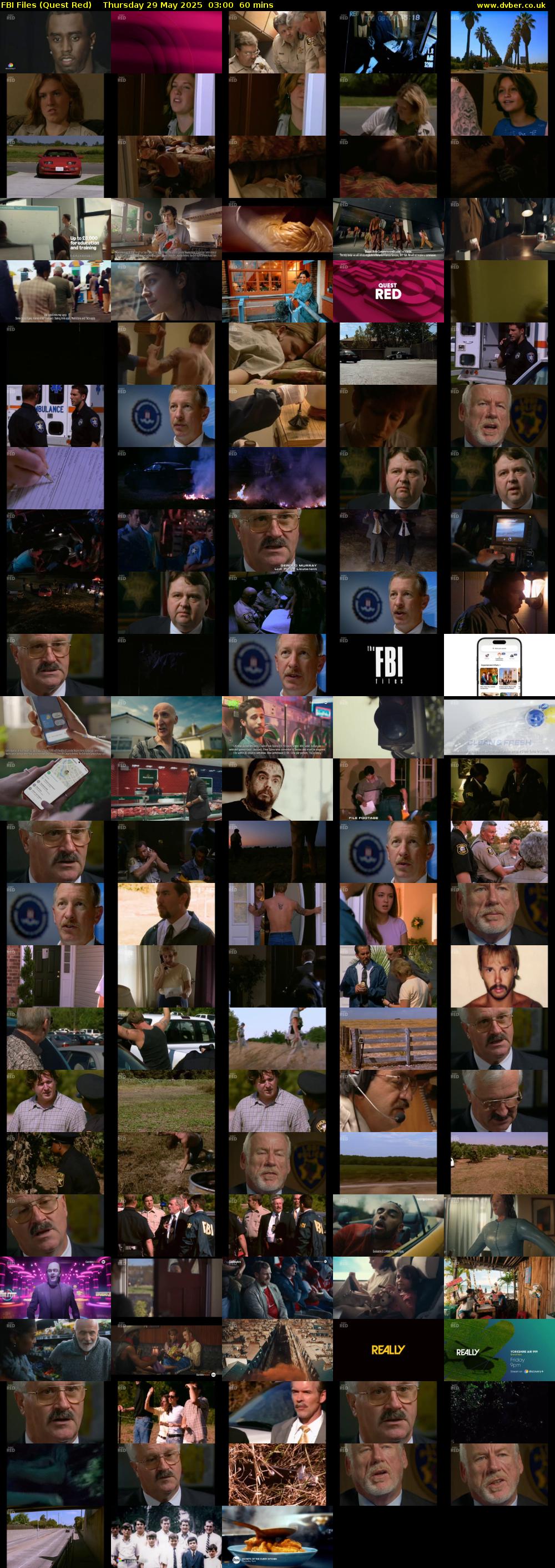 FBI Files (Quest Red) Thursday 29 May 2025 03:00 - 04:00