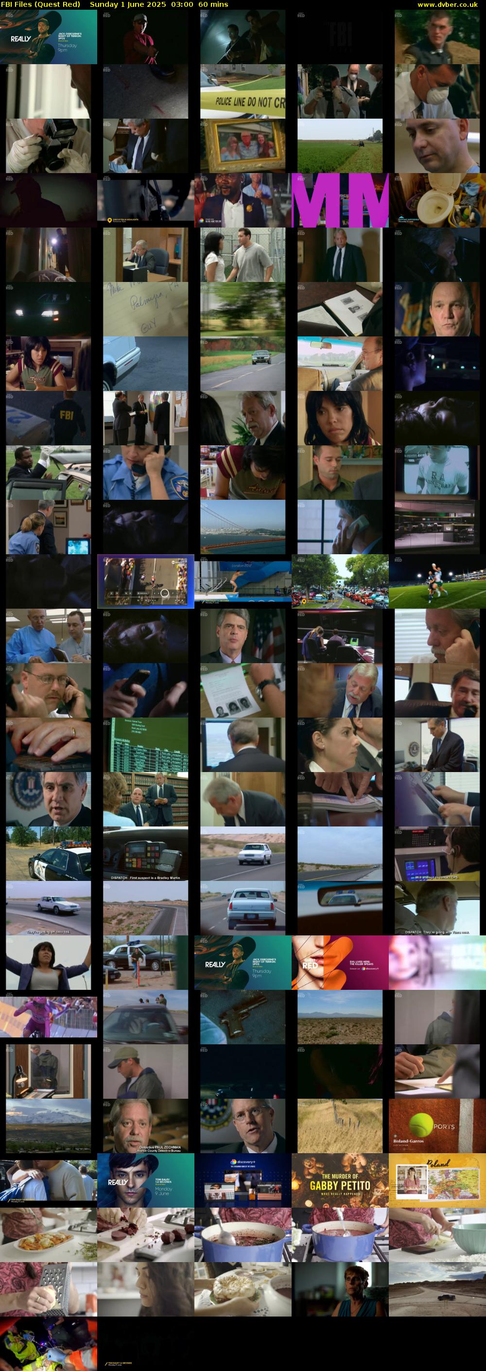 FBI Files (Quest Red) Sunday 1 June 2025 03:00 - 04:00