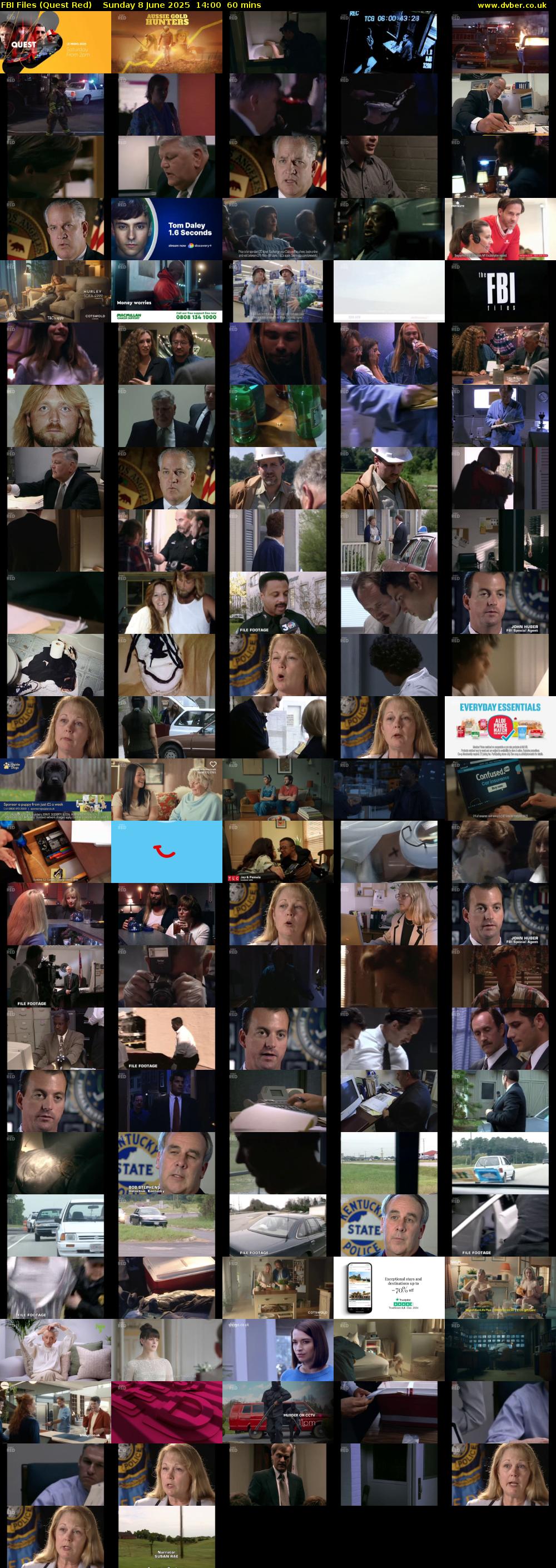 FBI Files (Quest Red) Sunday 8 June 2025 14:00 - 15:00