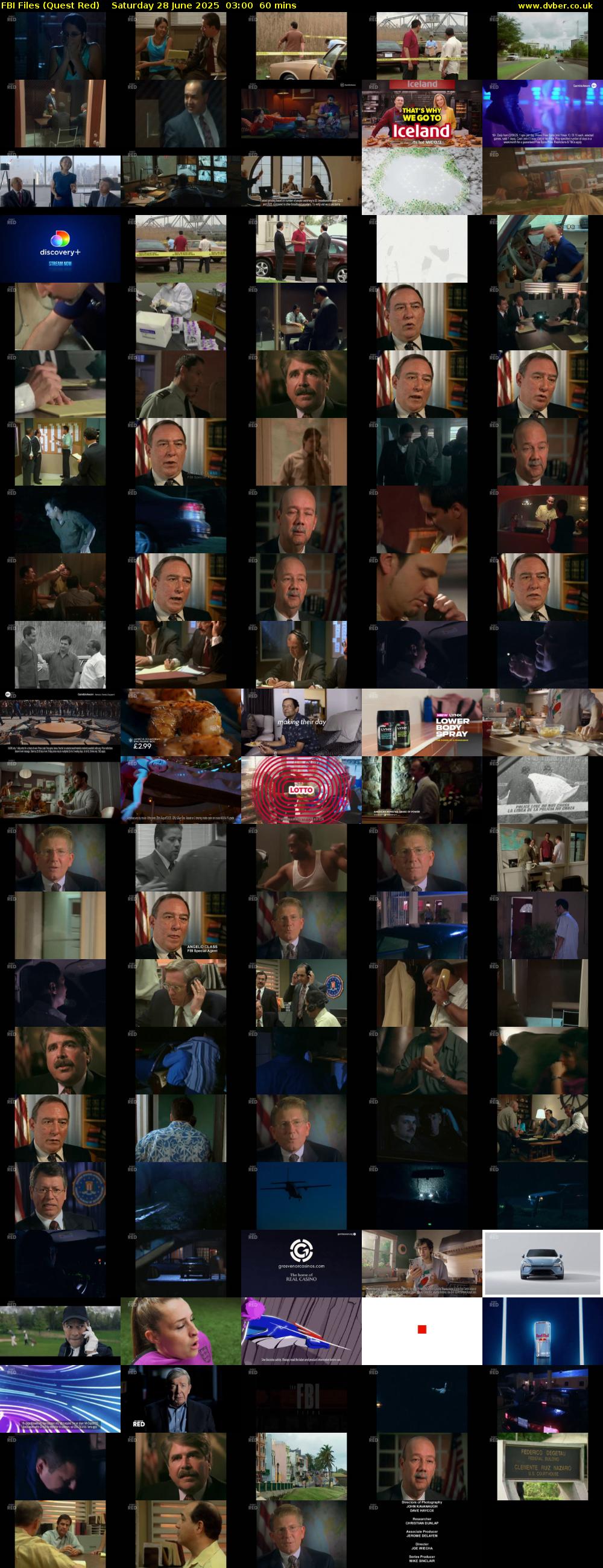 FBI Files (Quest Red) Saturday 28 June 2025 03:00 - 04:00