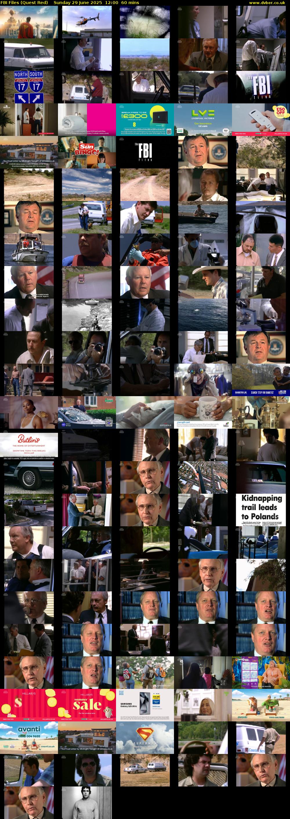 FBI Files (Quest Red) Sunday 29 June 2025 12:00 - 13:00