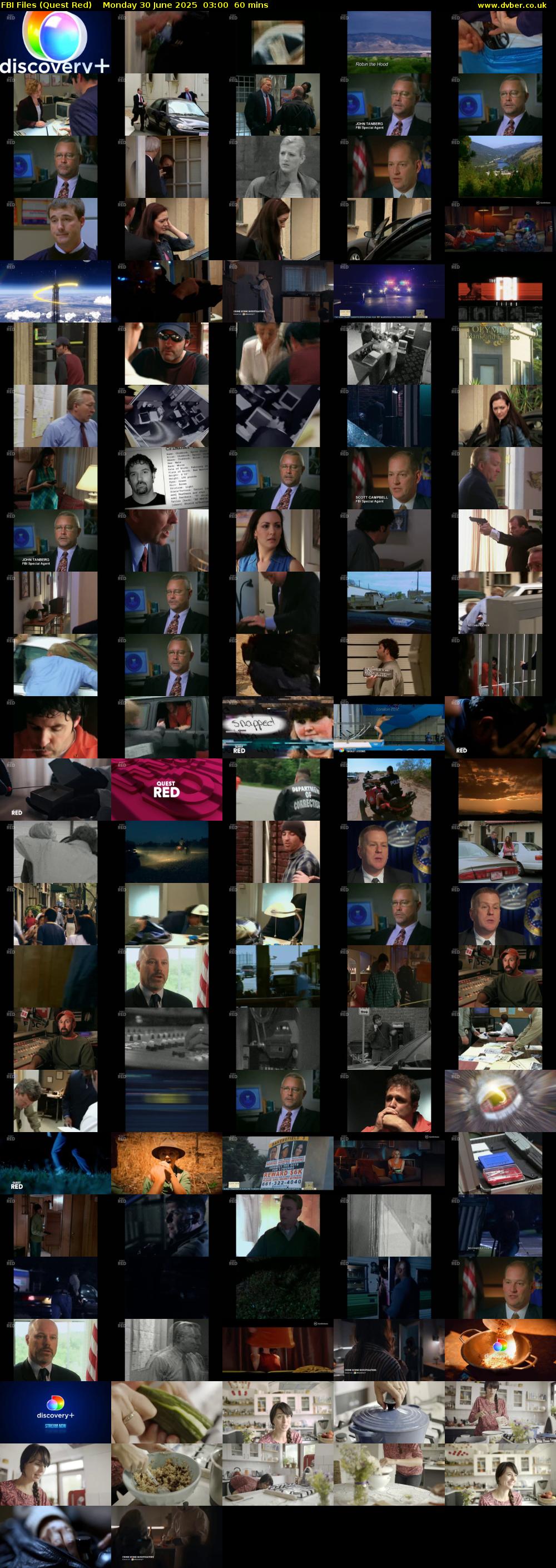 FBI Files (Quest Red) Monday 30 June 2025 03:00 - 04:00